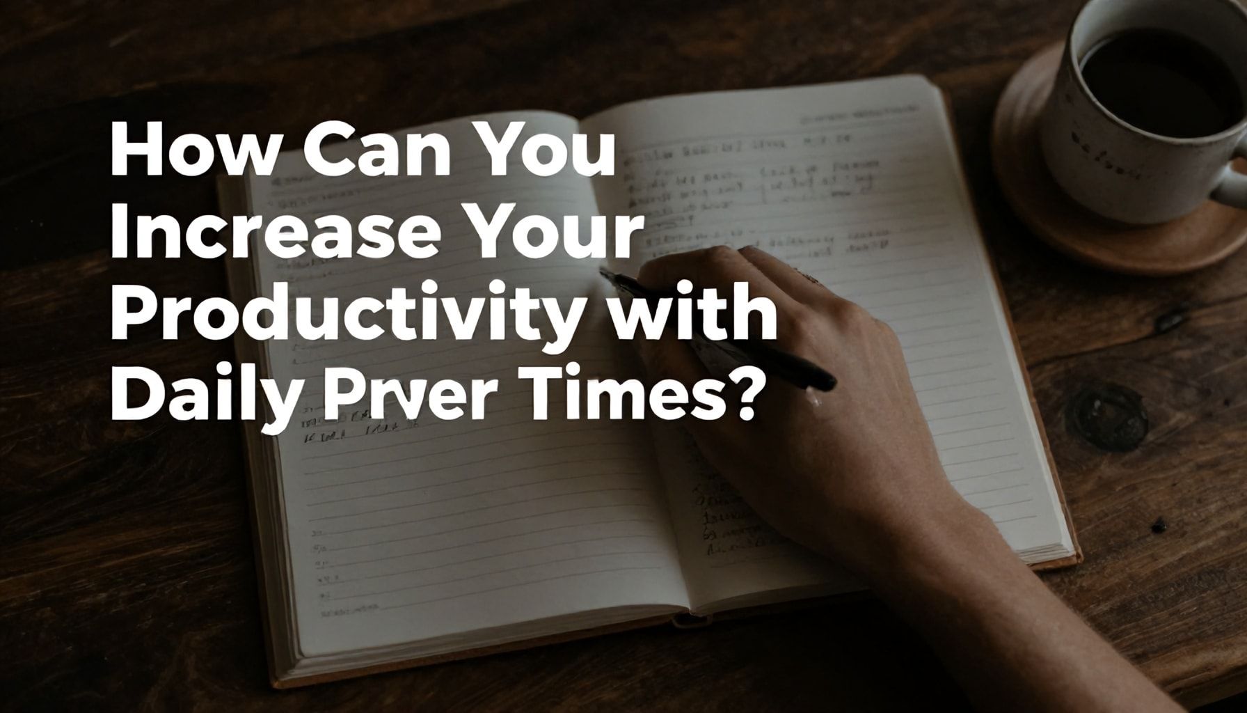 Günlük Namaz Vakitleri ile Verimliliğinizi Nasıl Arttırabilirsiniz?*