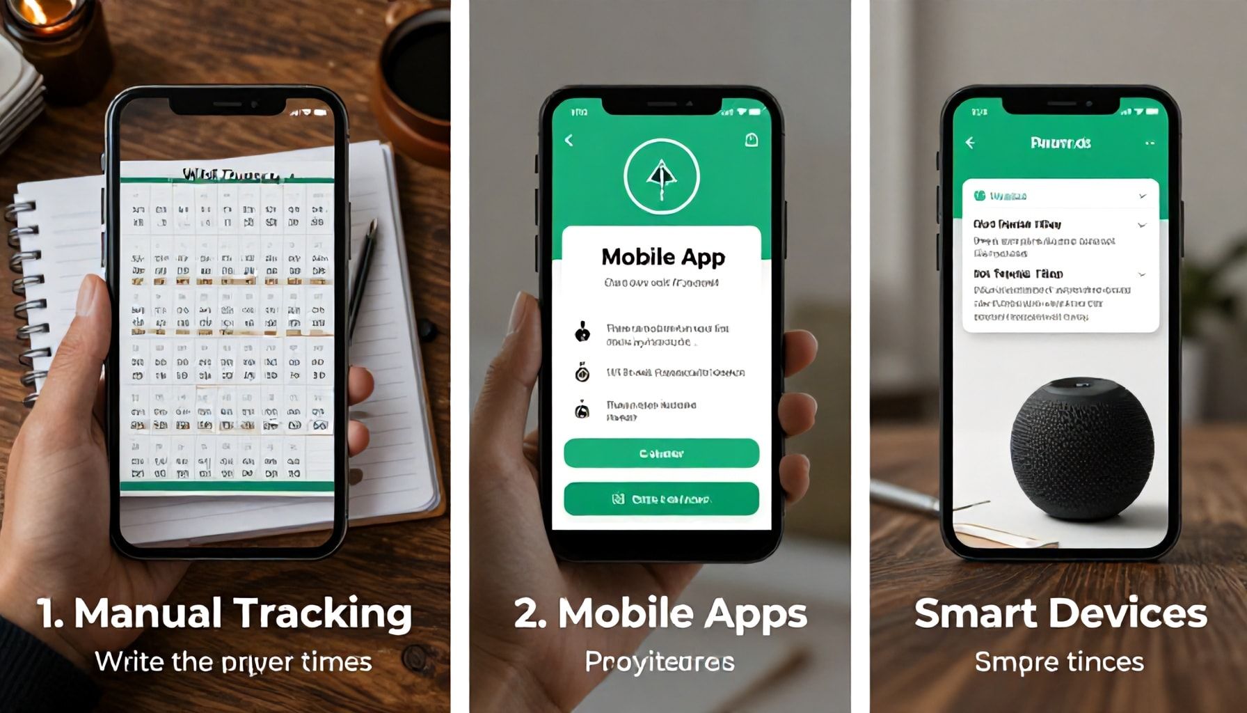 Günlük Namaz Vakitlerini Takip Edenlerin 3 Farklı Yöntemi*