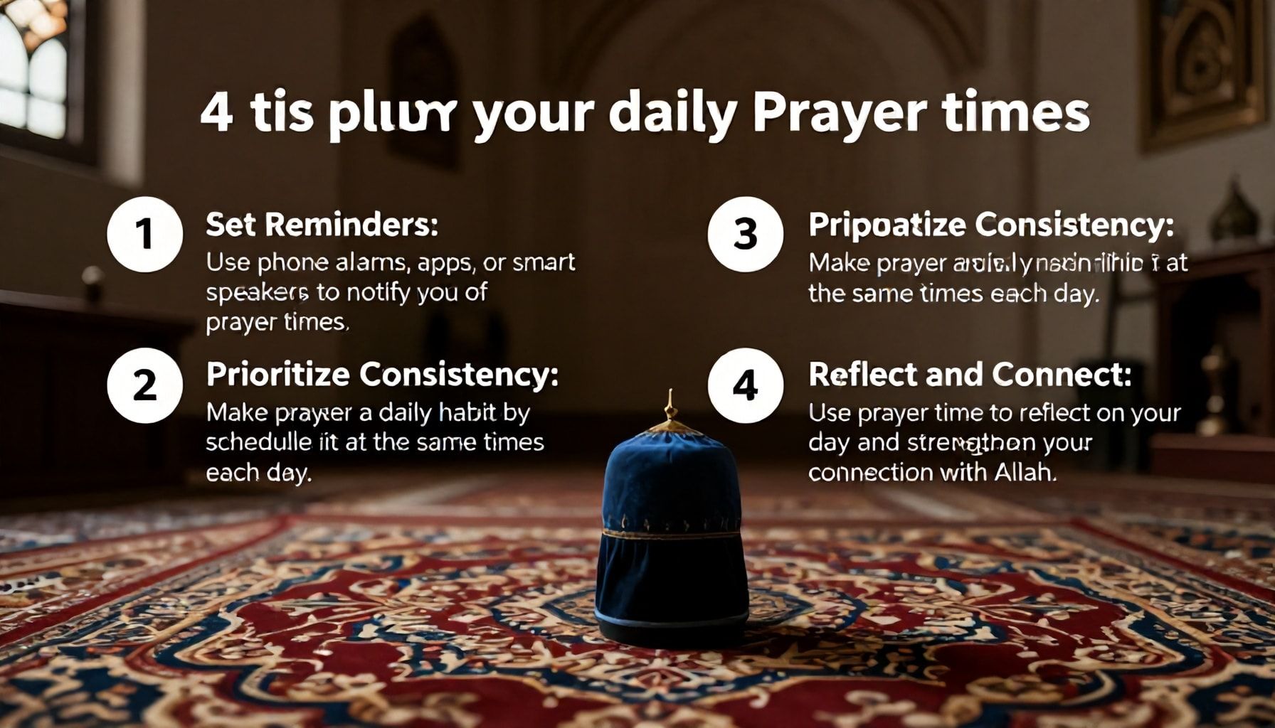 Günlük Namaz Vakitlerinizi Planlamak İçin 4 Hayati İpucu*