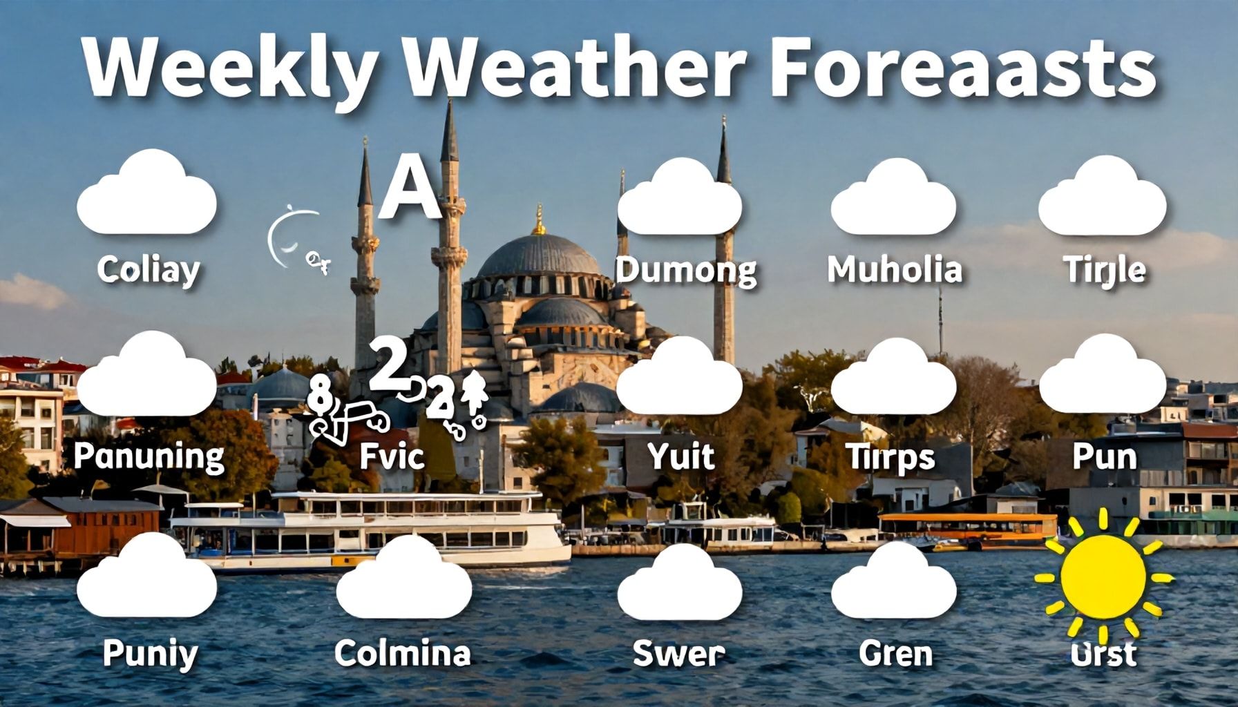 Haftalık Hava Durumu Öngörüleriyle İstanbul'da Plan Yapma Rehberi*