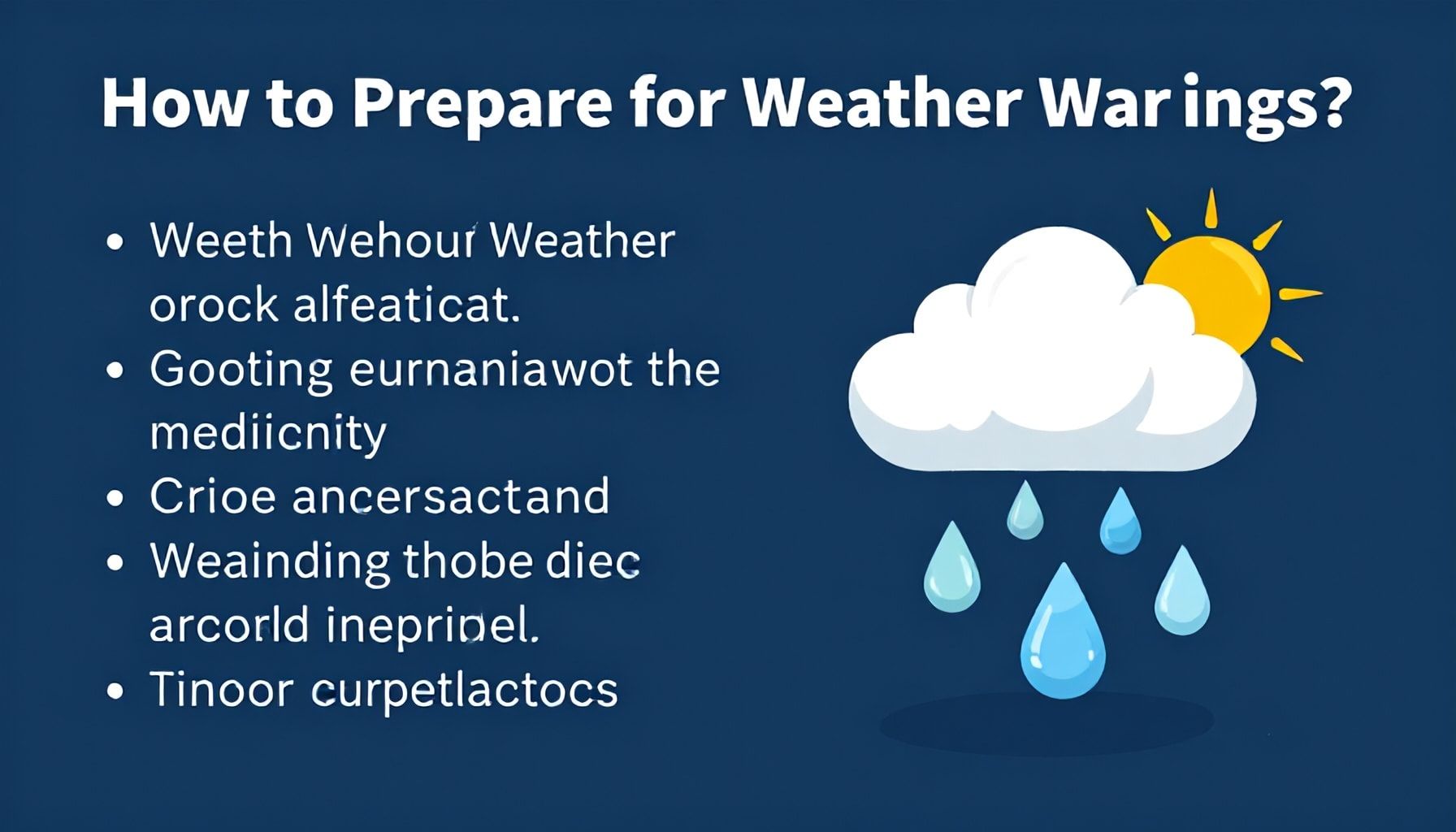 Hava Durumu Uyarılarına Nasıl Hazırlanırsın?*