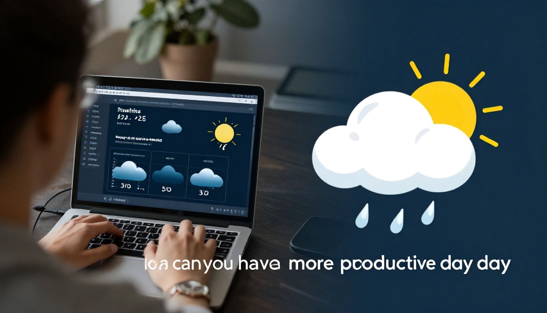 Hava durumunu takip ederek nasıl daha verimli bir gün geçirebilirsiniz?*