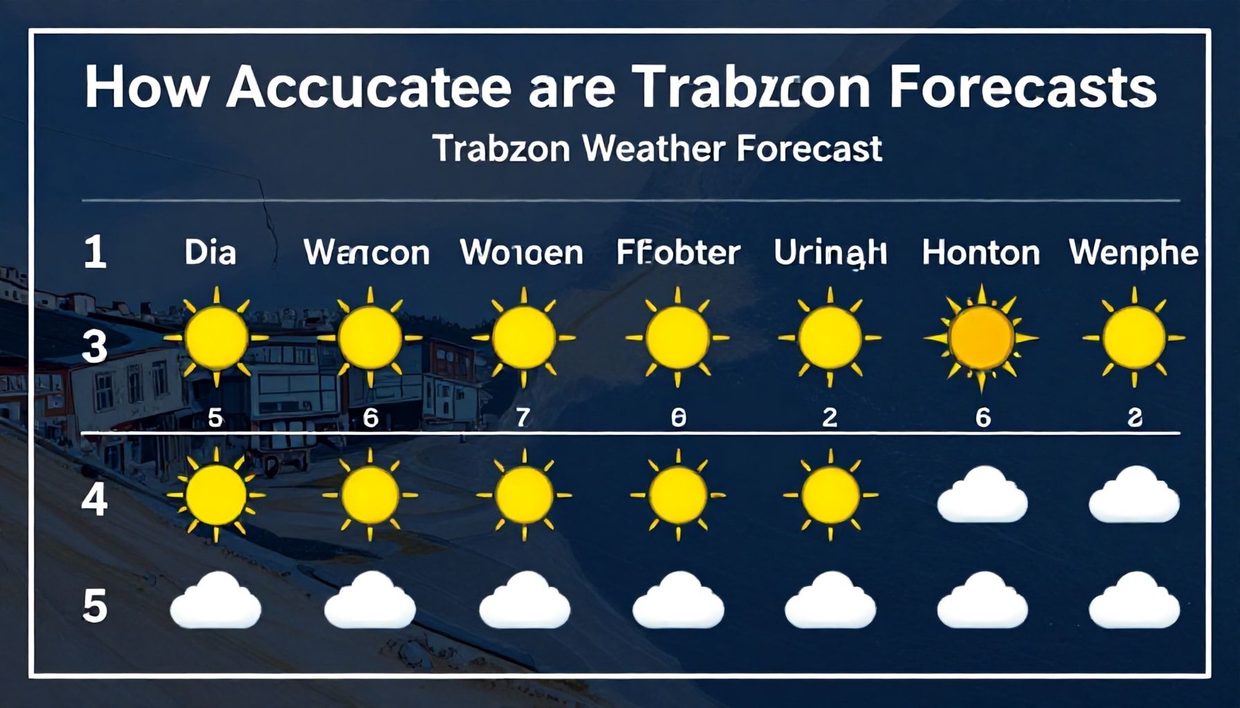 How Accurate Are Trabzon Weather Forecasts?*