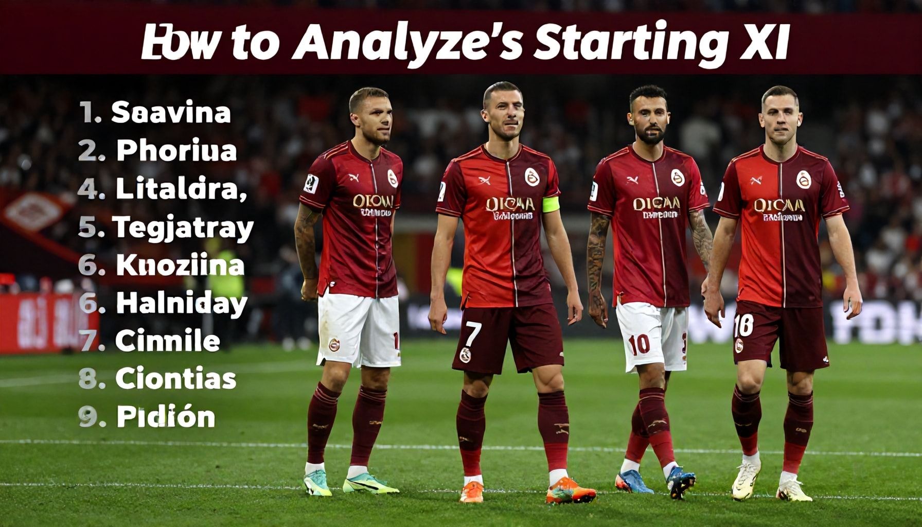 Galatasaray ve Bodø/Glimt maç kadrosu: Takımların en güçlü oyuncuları bu maçta! 2 How to Analyze Galatasaray's Starting XI for Maximum Impact*