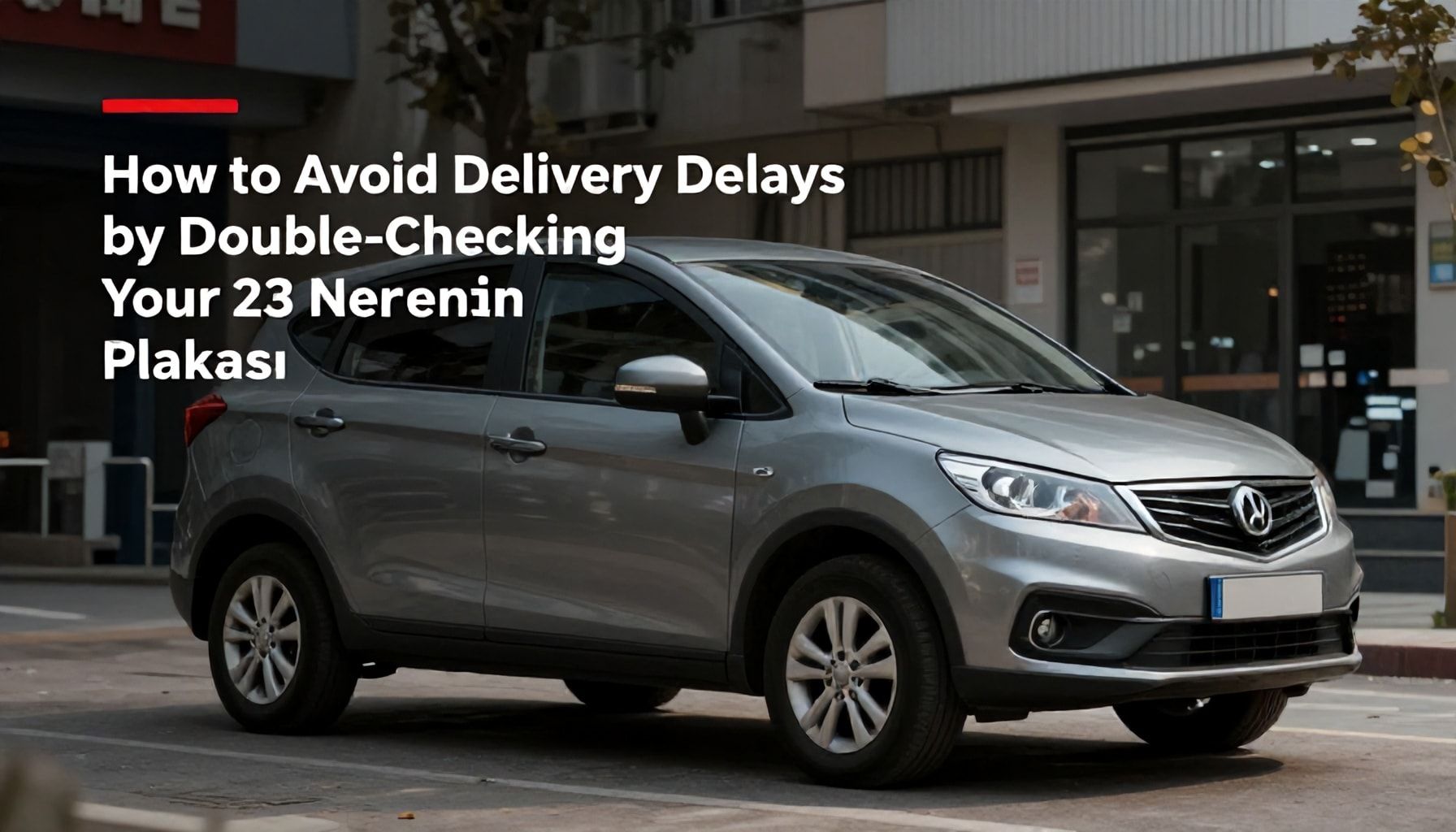 How to Avoid Delivery Delays by Double-Checking Your 23 Nerenin Plakası*