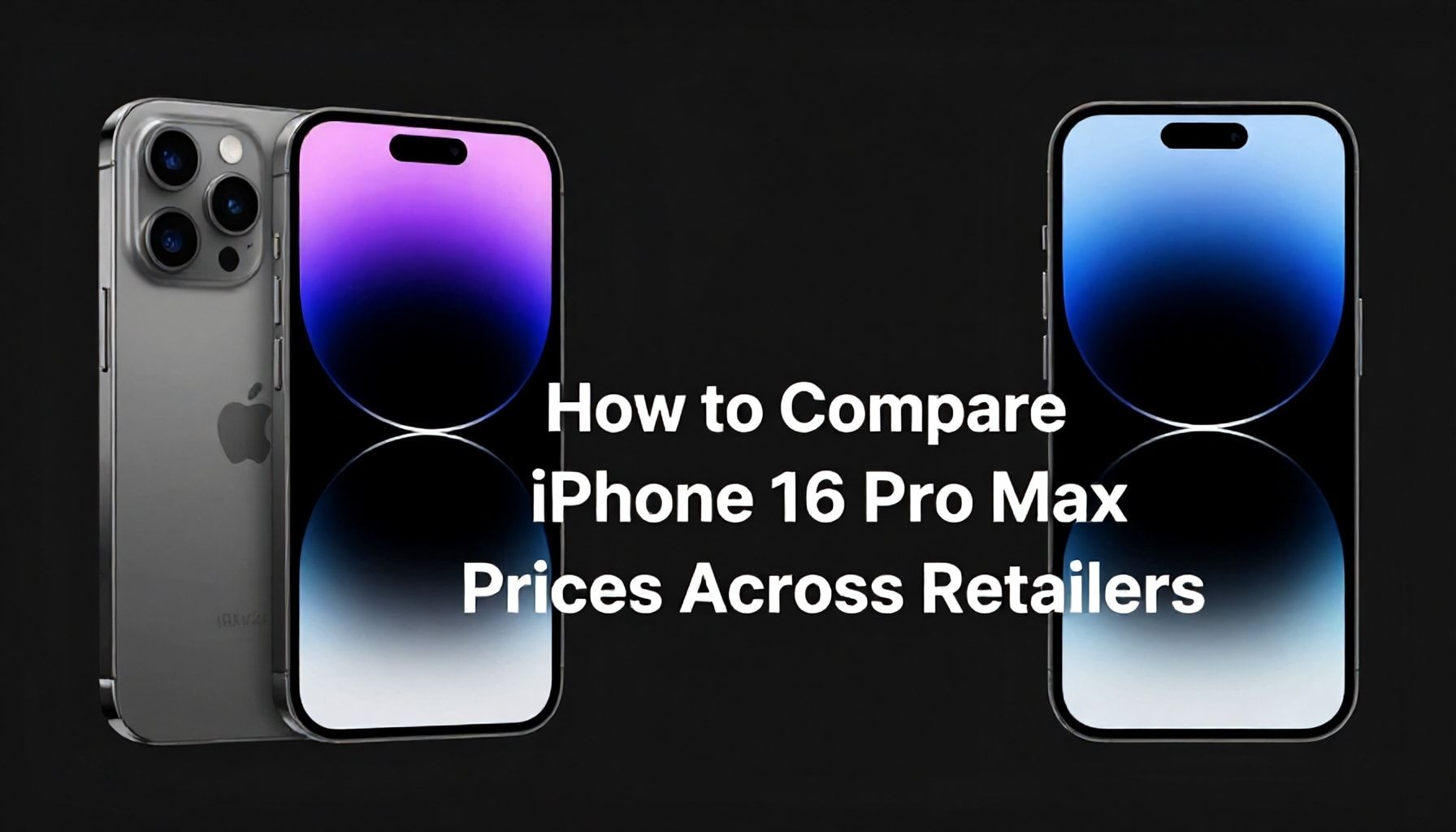 How to Compare iPhone 16 Pro Max Prices Across Retailers*