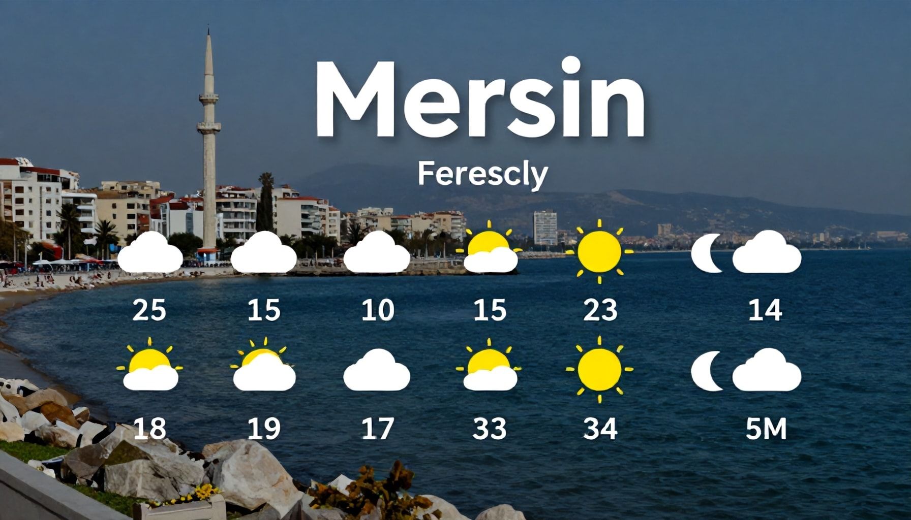 How to Plan Your Day in Mersin Based on Today’s Weather Forecast*