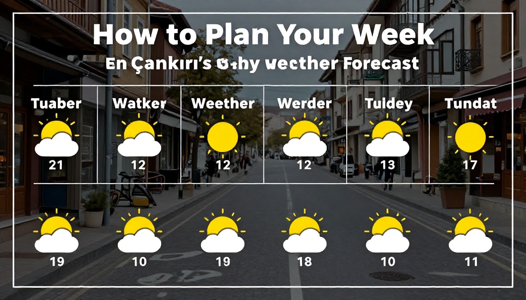 How to Plan Your Week with Çankırı’nın 5 Günlük Hava Durumu Tahmini*