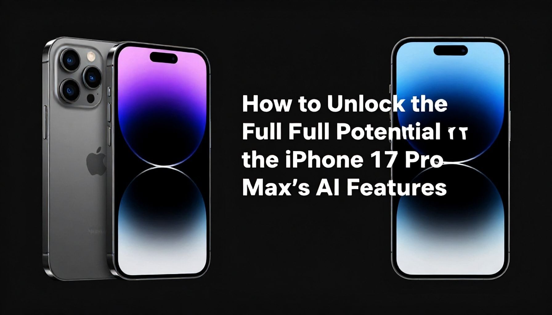 How to Unlock the Full Potential of the iPhone 17 Pro Max’s AI Features*