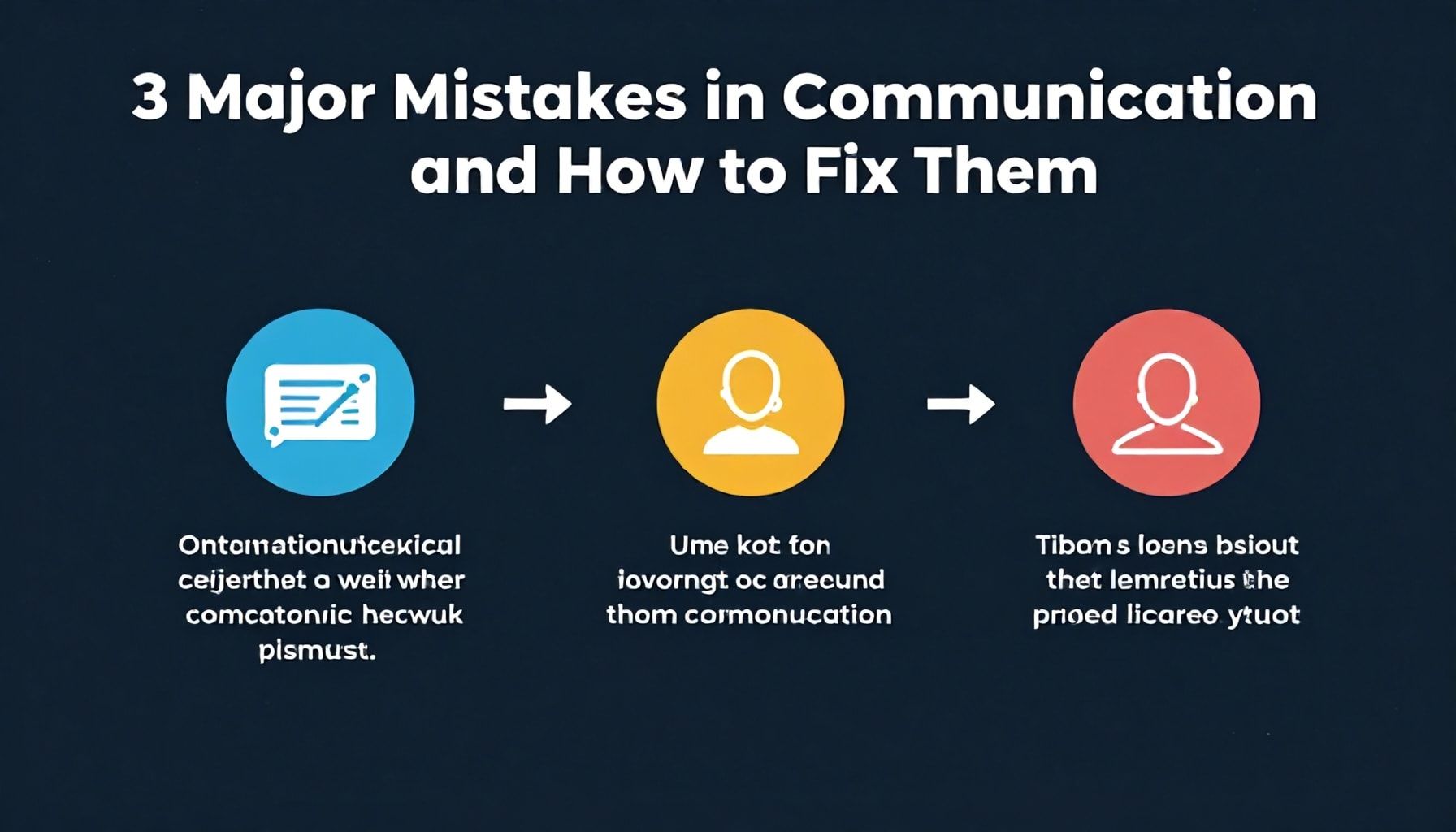 İletişimde Yapılan 3 Büyük Hata ve Nasıl Onları Düzeltirsiniz*