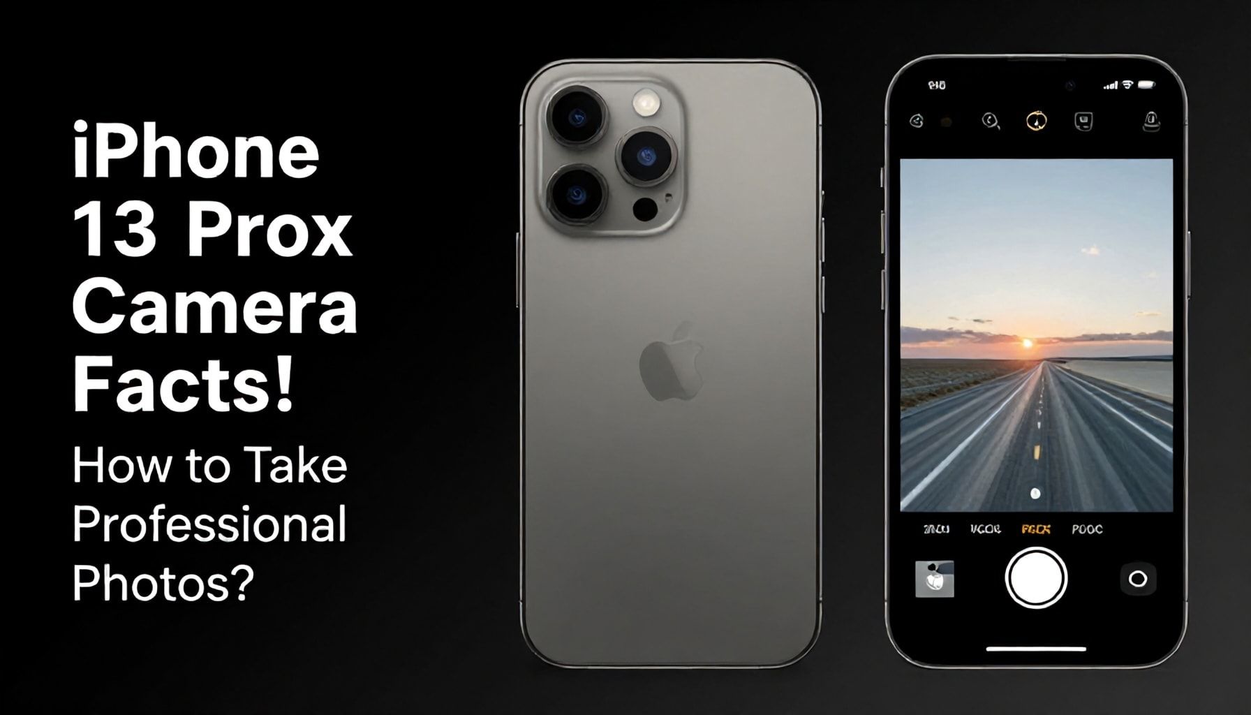 iPhone 13 Pro Max Kamera Gerçekleri: Profesyonel Fotoğraflar Nasıl Alınır?*