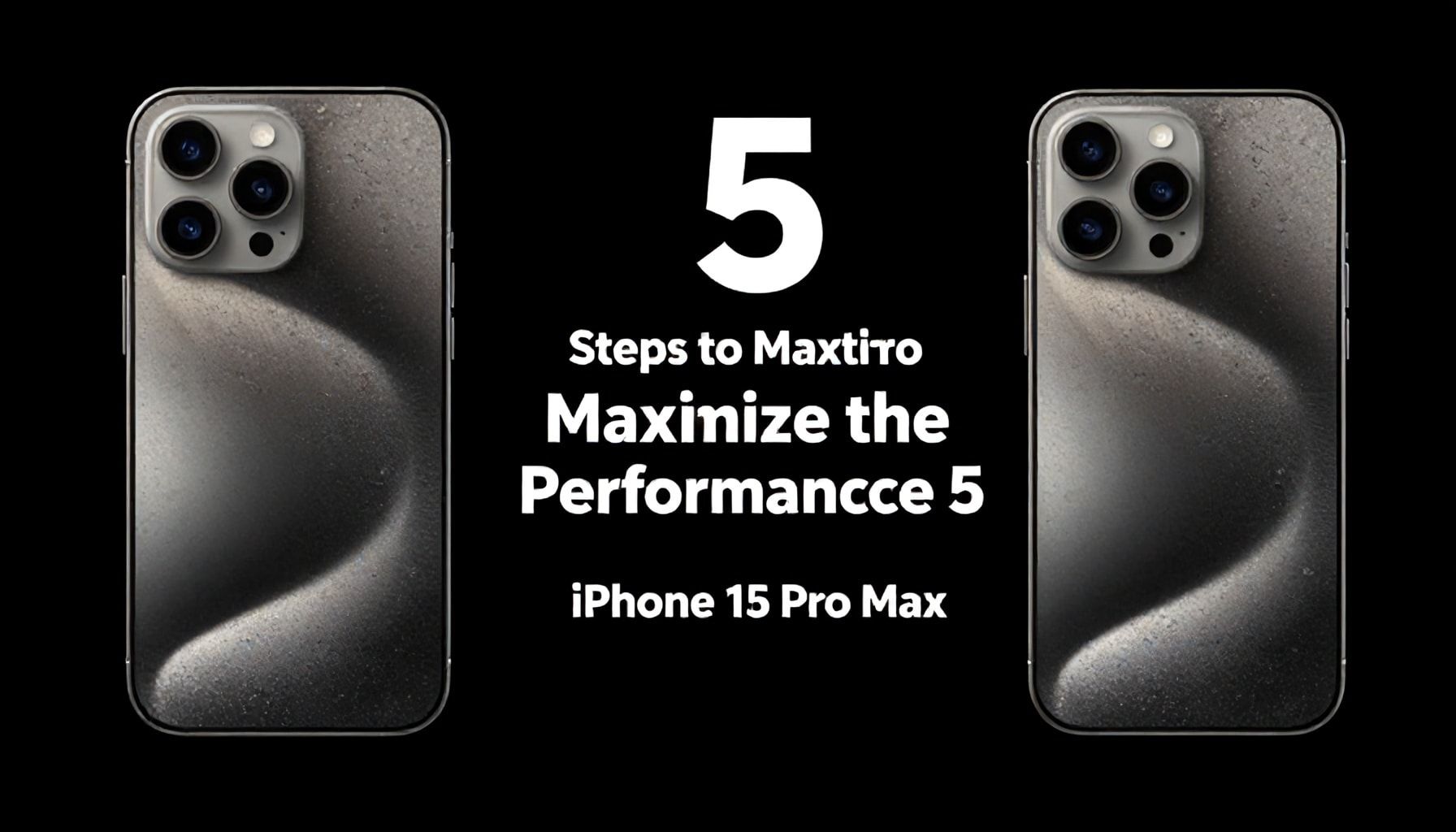 iPhone 15 Pro Max’ın Performansını Maksimum Vermek İçin 5 Adım*