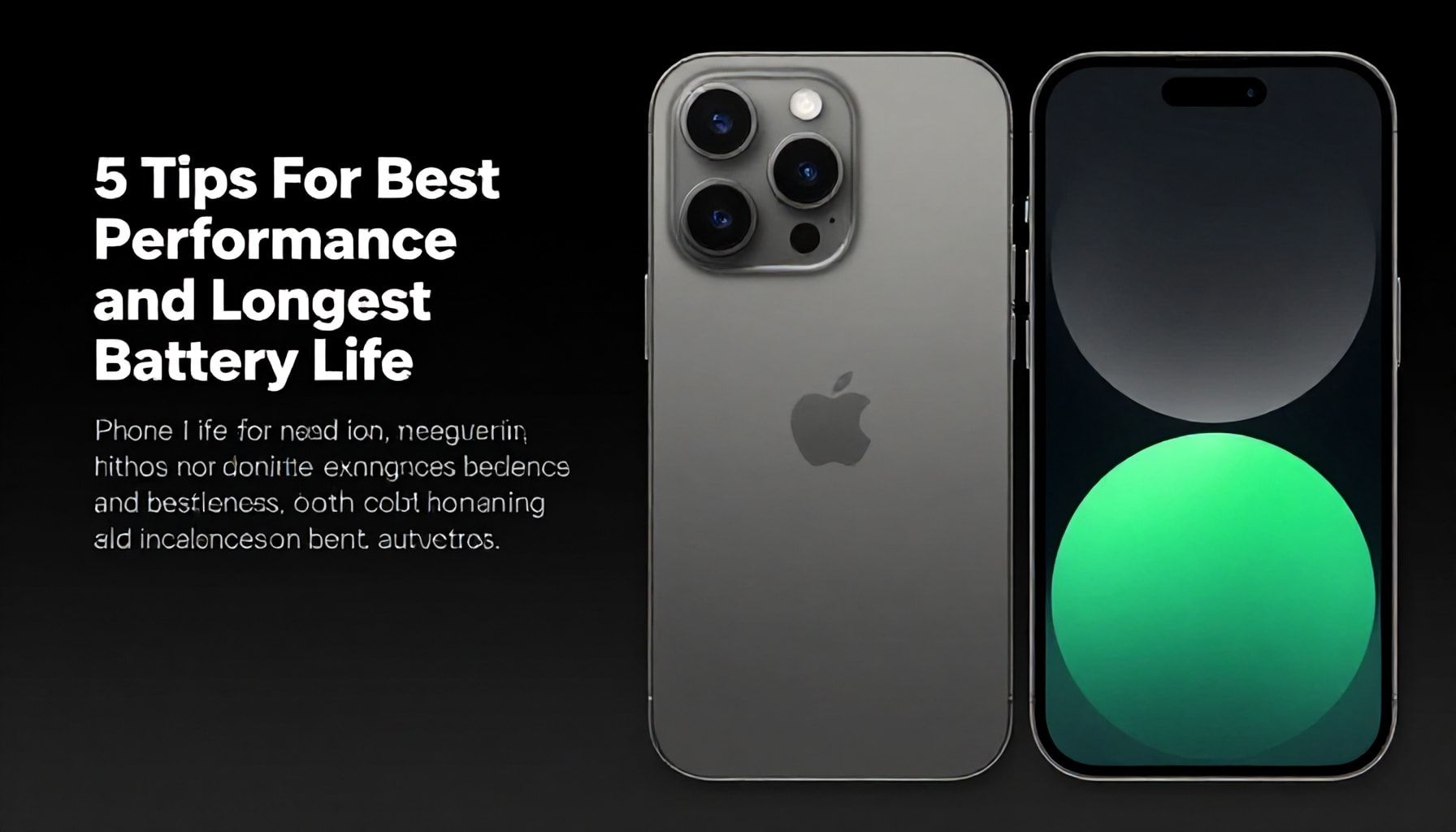 iPhone 16 Pro Max: En İyi Performans ve En Uzun Dayanım için 5 Yöntem*