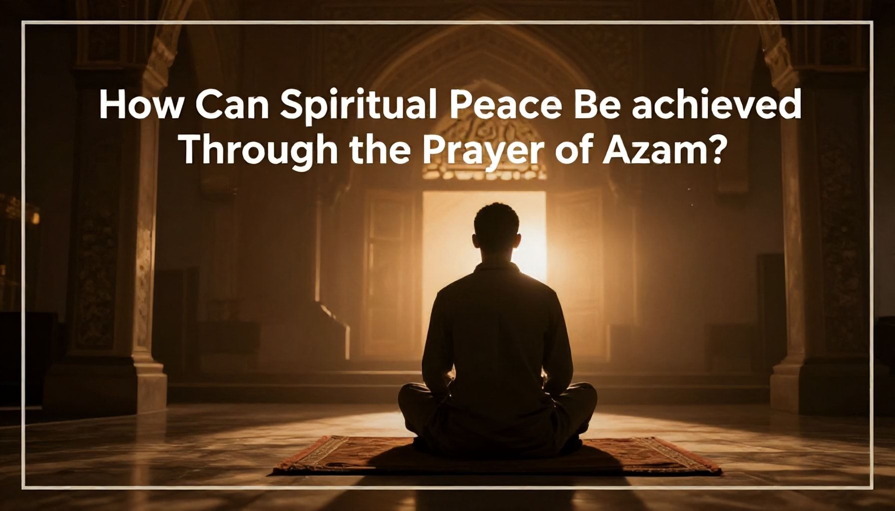 İsmi Azam Duası: Kuvvetli Koruma ve Barış İçin Güçlü Bir Dua 5 İsmi Azam Duası ile Ruhsal Barış Nasıl Sağlanır?*