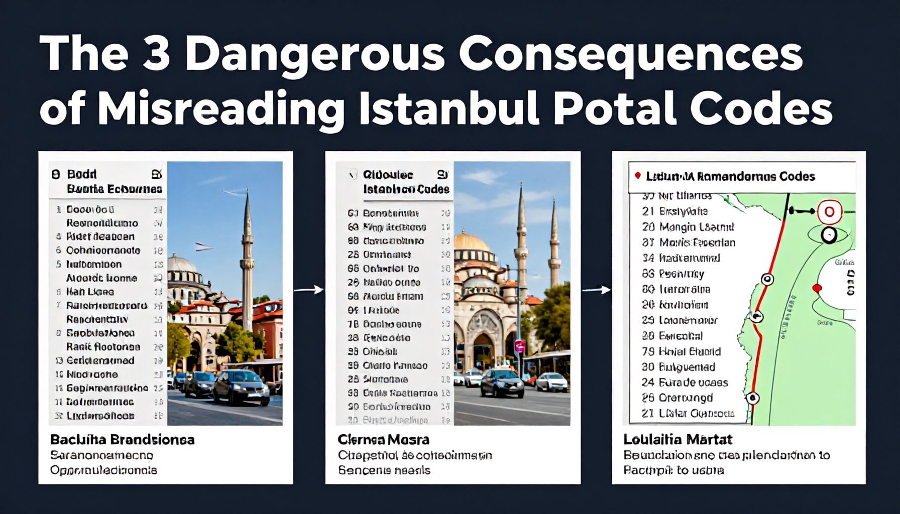 İstanbul Posta Kodlarını Yanlış Almanın 3 Tehlikeli Sonucu*