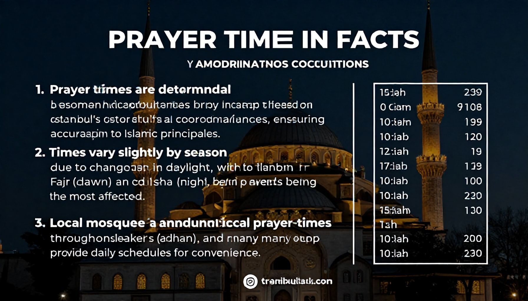 İstanbul'da Namaz Vakitleri Hakkında Bilmeniz Gereken 3 Gerçek