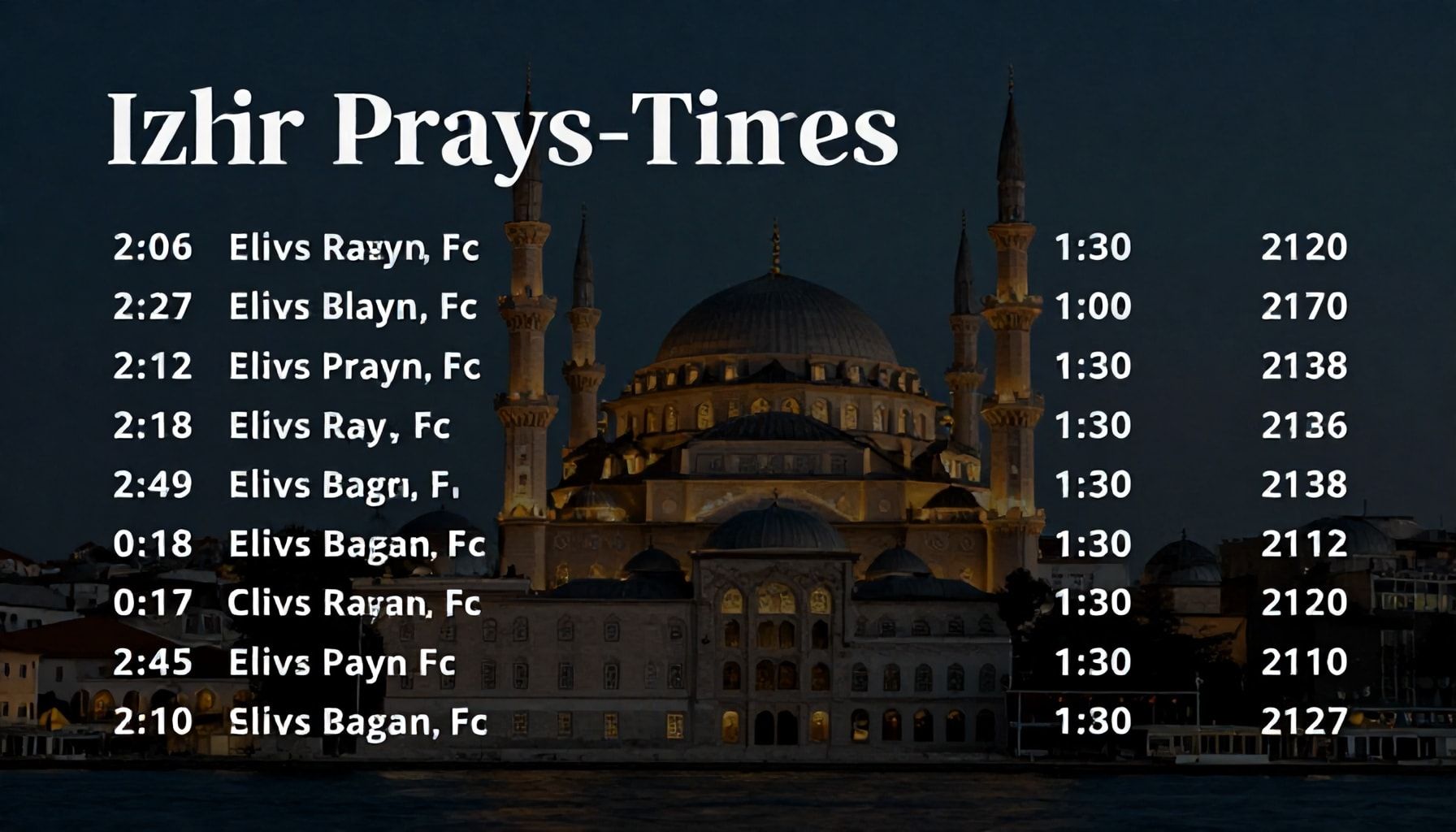 İzmir Ezan Vakitlerini Sorunsuz Takip Etmenin Güçlü Yöntemleri