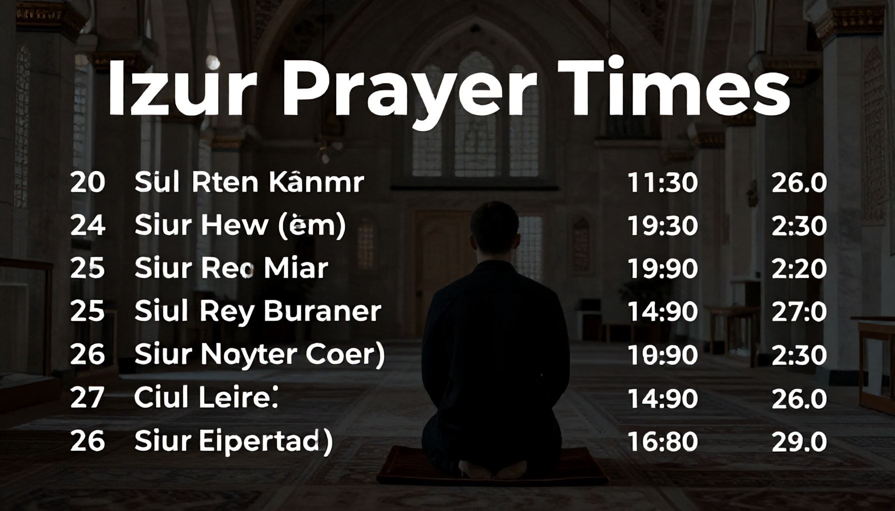 İzmir Namaz Vakitleri: Gerçekten Güvenilir mi?*