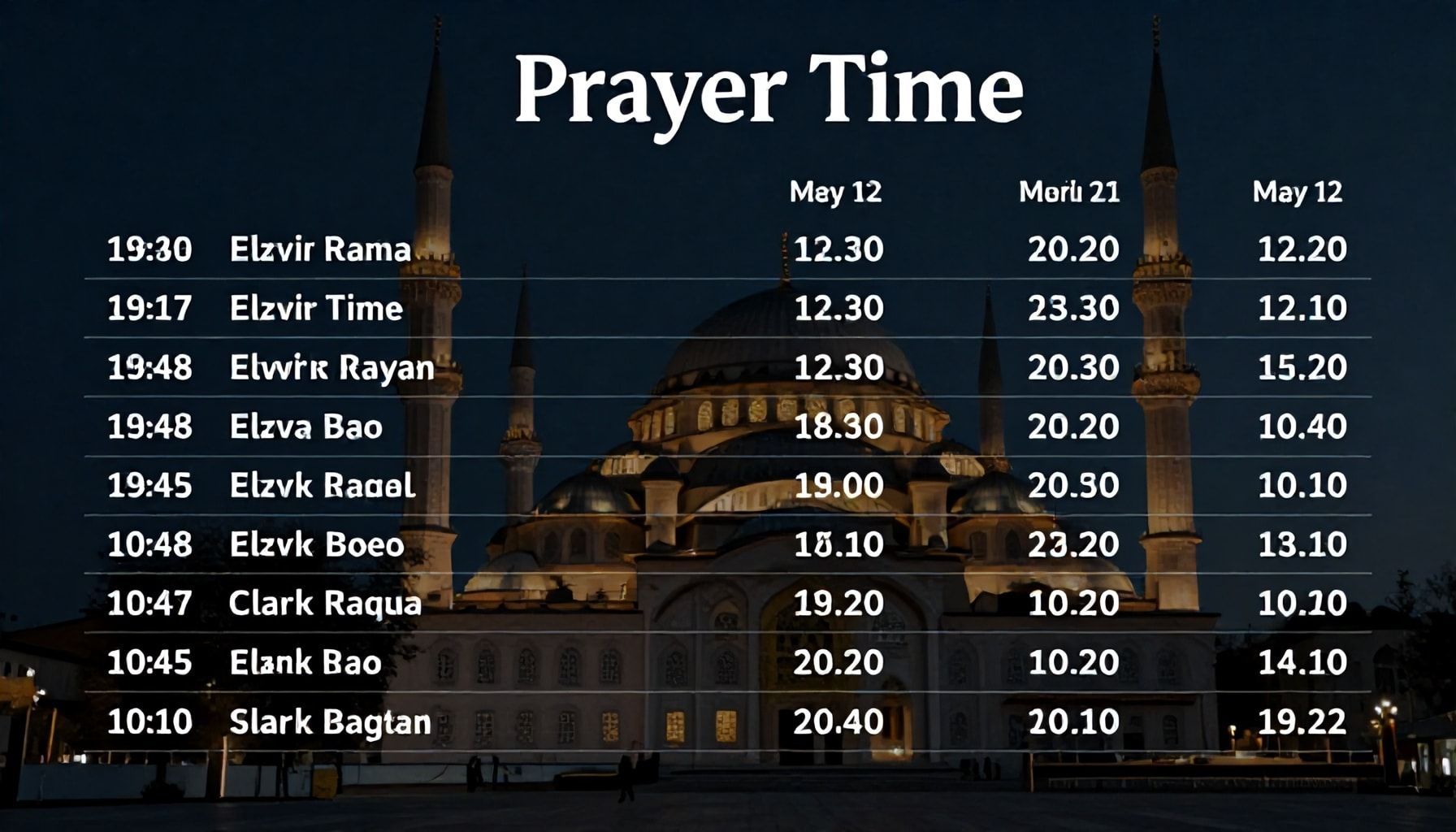 İzmir Namaz Vakitlerini Doğru Takip Etmeyin, Bu Neden Önemli*