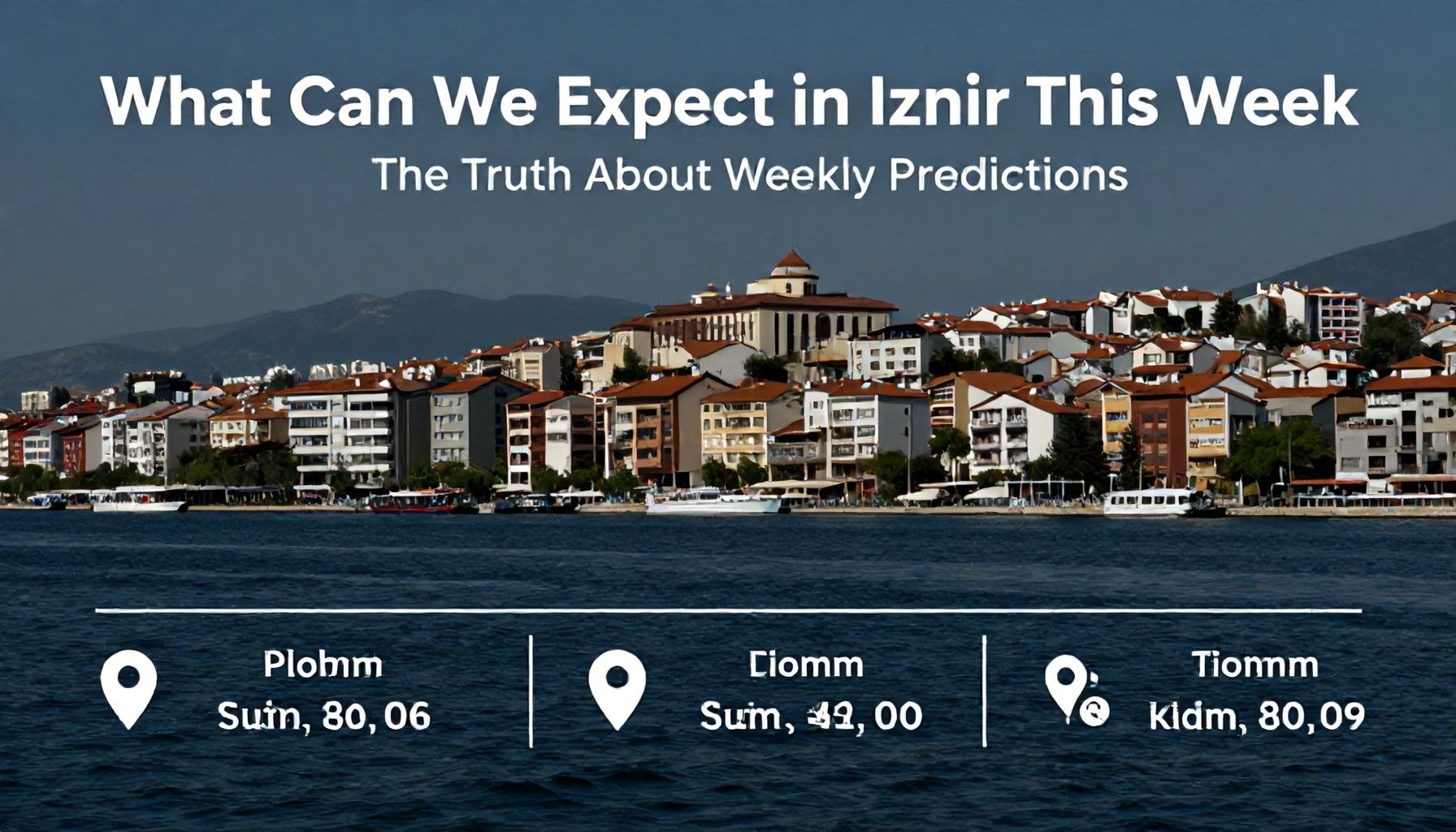 İzmir'in Güncel Hava Durumu ve Haftalık Tahmini 2 İzmir'de Bu Hafta Ne Bekleyebiliriz? Haftalık Tahminlerin Gerçekleri (The Truth About)*