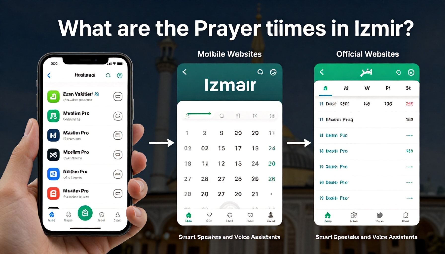 İzmir'de Ezan Vakitlerini Takip Etmenin 3 En Kolay Yolu