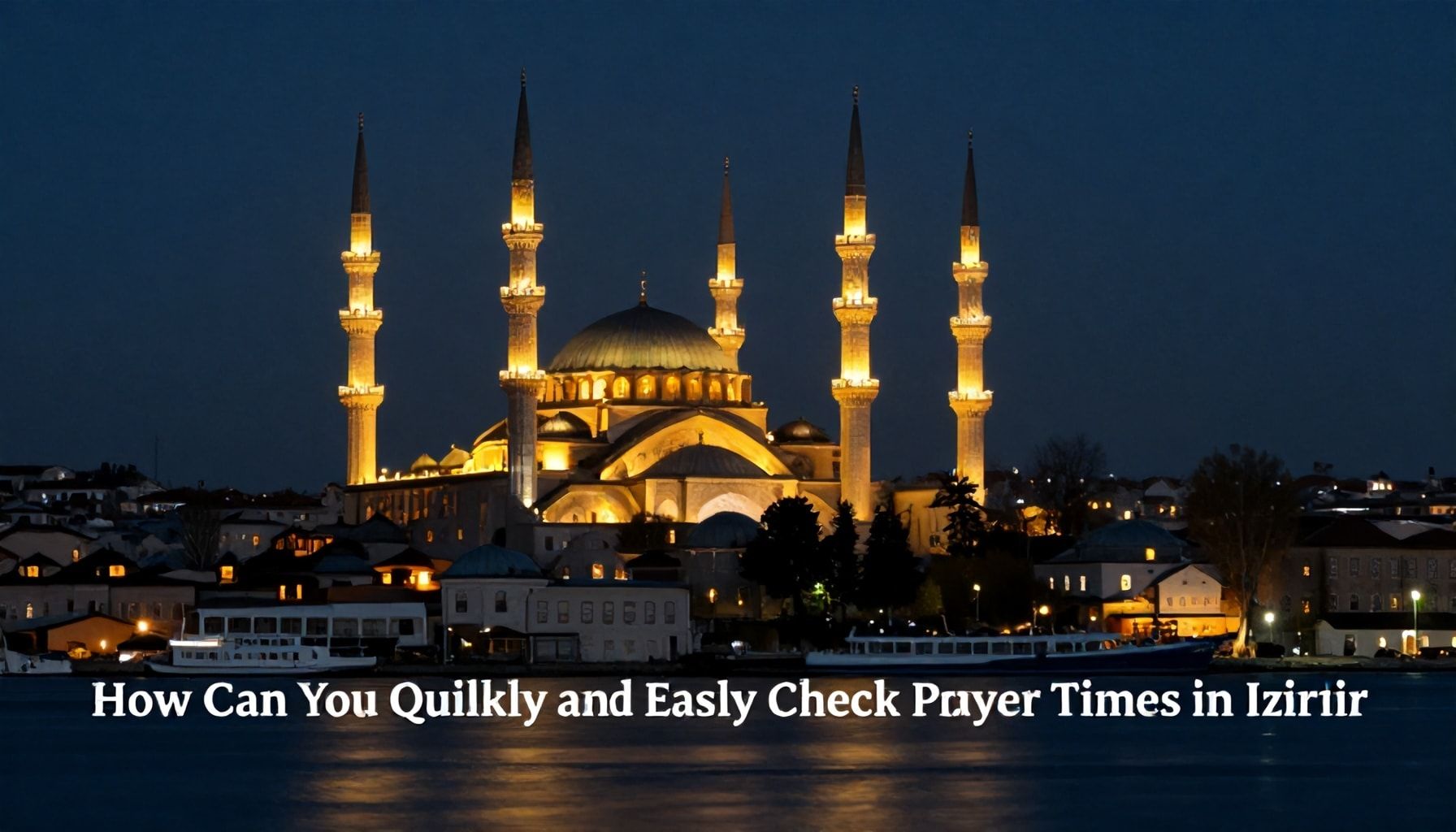 İzmir'de Namaz Vakitlerini Hızlı ve Kolay Nasıl Kontrol Edersiniz?*