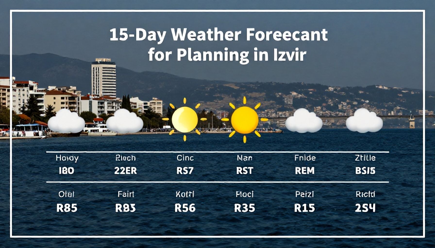İzmir’in 15 Günlük Hava Durumu Planlamada Neden Önemli?*