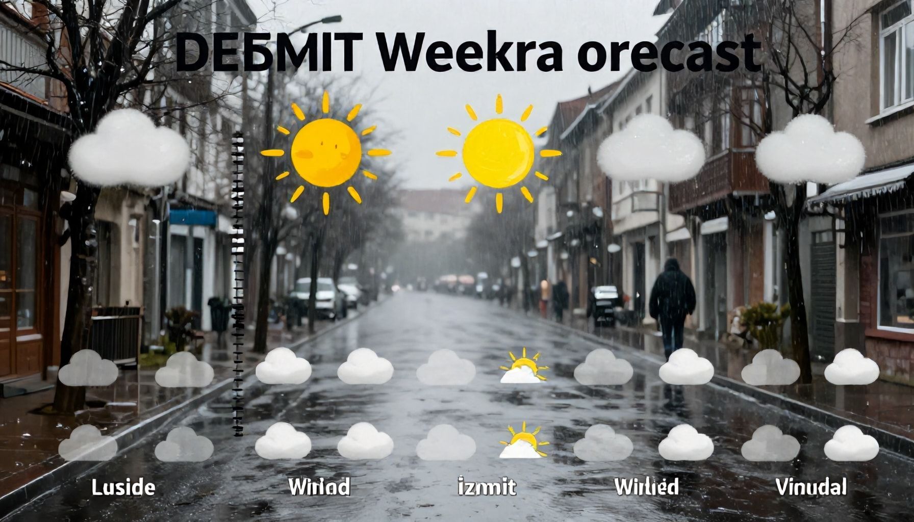 İzmit'te Yağmur, Güneş ve Rüzgâr: Hafta İçi Hava Durumu Detailleri*