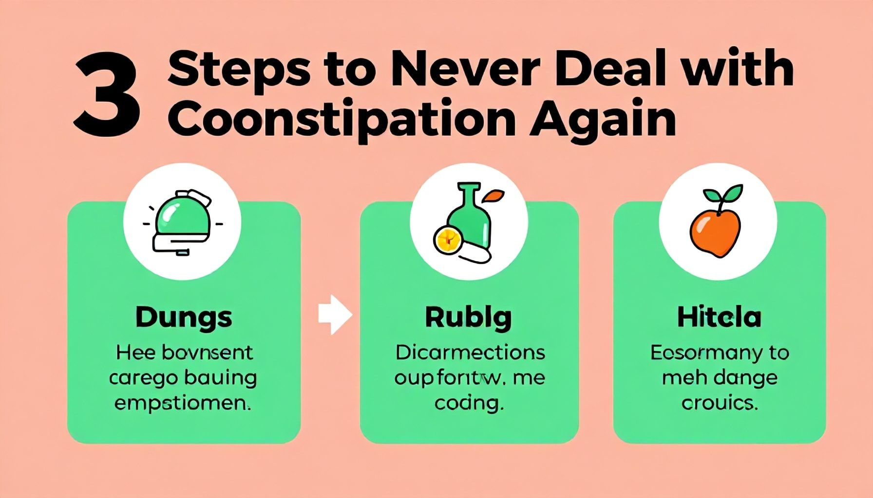 Kabızlık Sorununu Asla Daha Çıkarmayacak 3 Adım"*