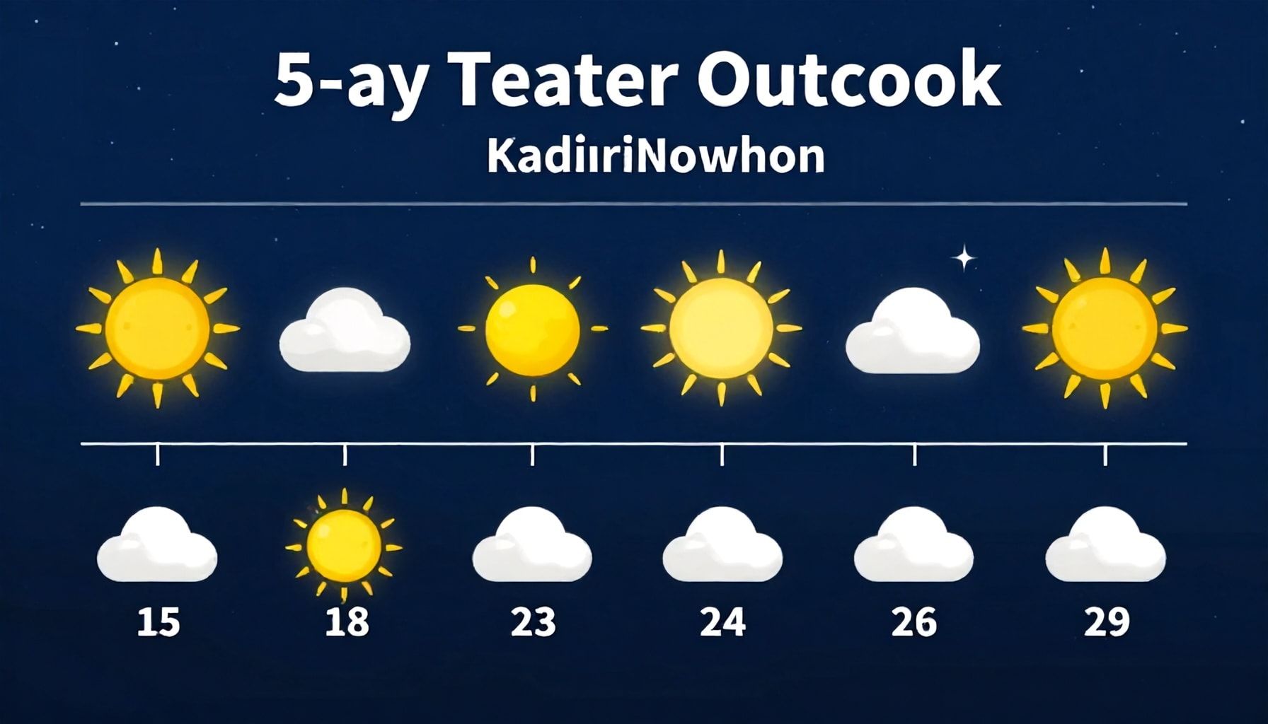 Kadirli Hava Durumu: Bugün ve Gelecek 5 Günün Hava Tahmini*