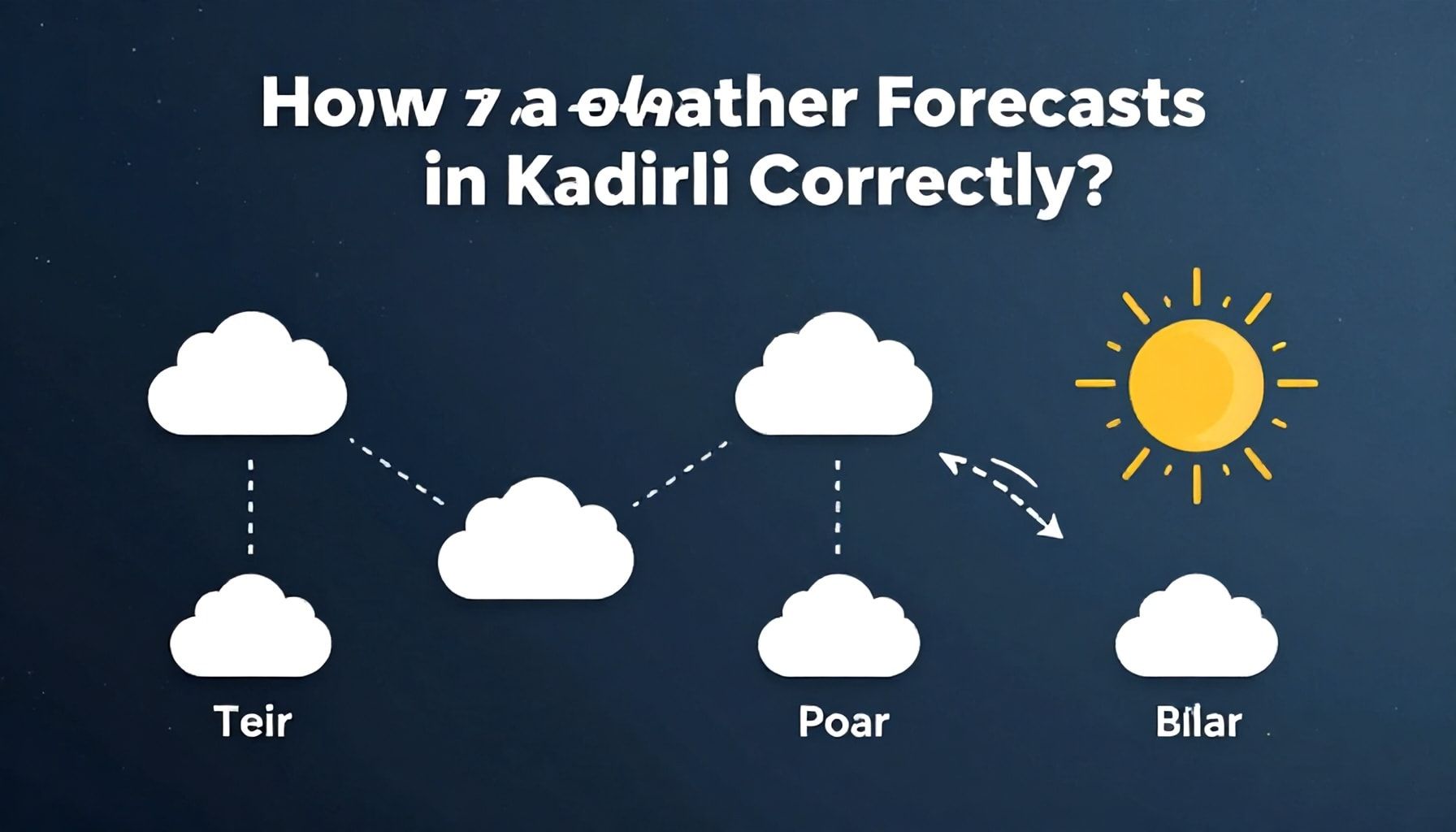 Kadirli'de Hava Durumu Tahminleri Nasıl Doğru Okunur?*