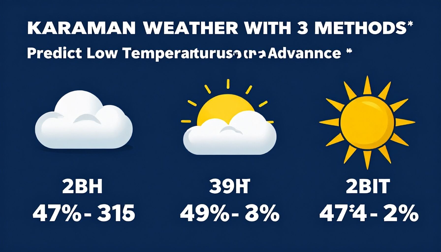 Karaman Hava Durumu: 3 Yöntemle Düşük Sıcaklıkları Önceden Tahmin Edin*