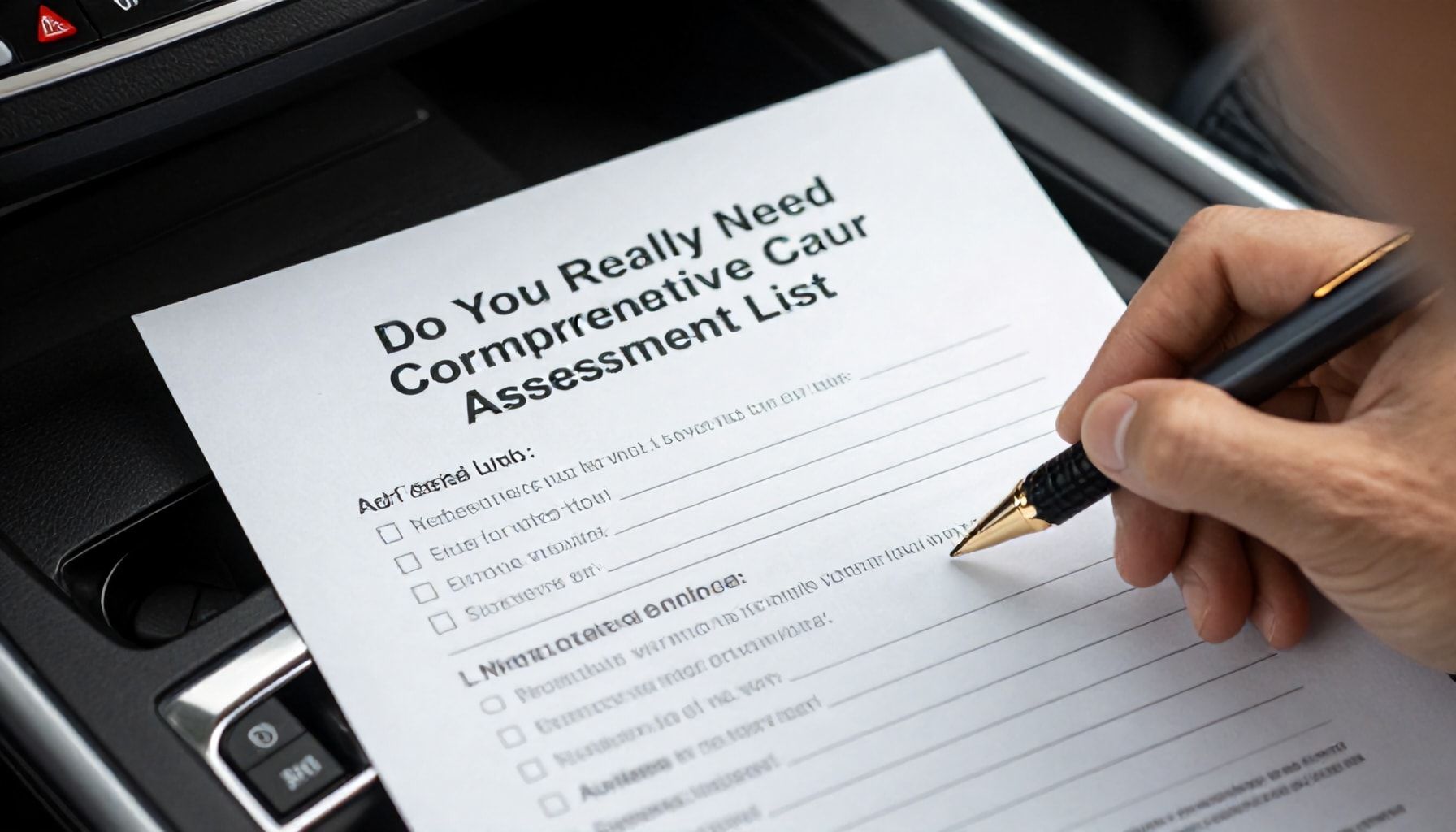 Kasko Sigortası Değerlendirme Listesi: Gerçekten İhtiyacınız Var mı?*