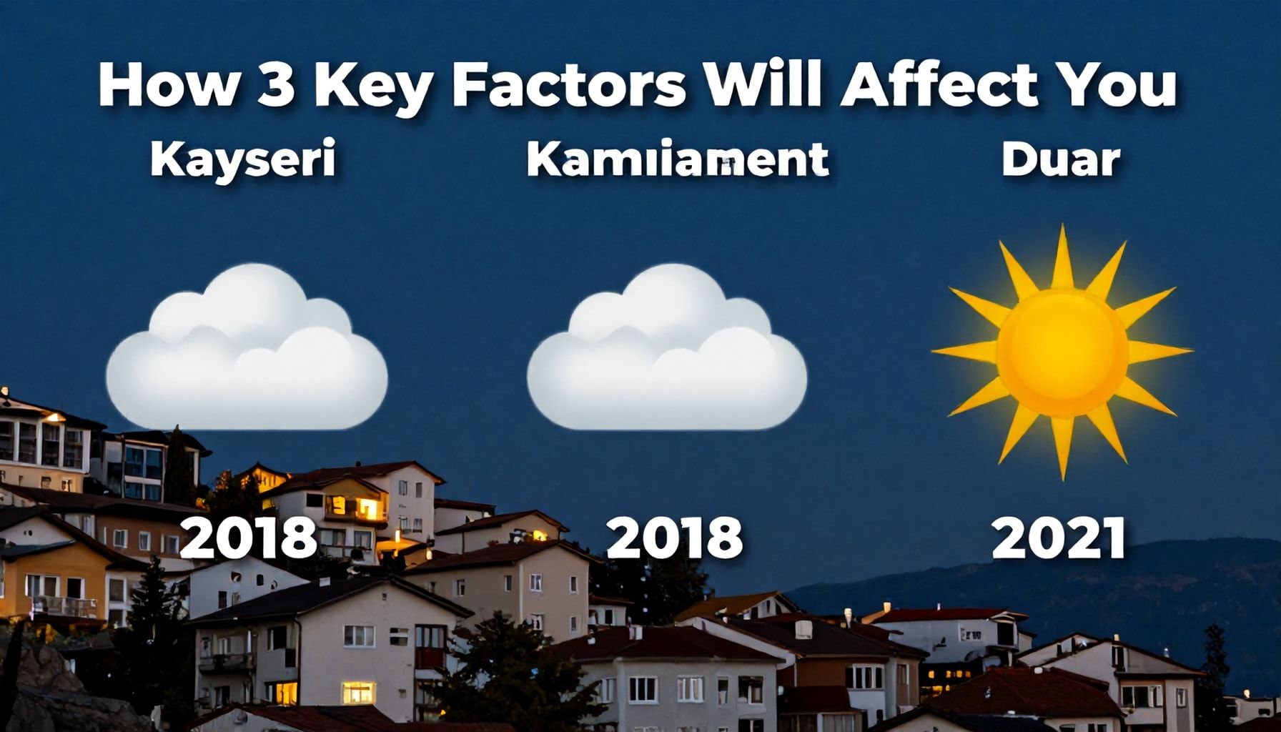 Kayseri Hava Durumu: 3 Ana Etkenin Nasıl Sizi Etkileyeceği*