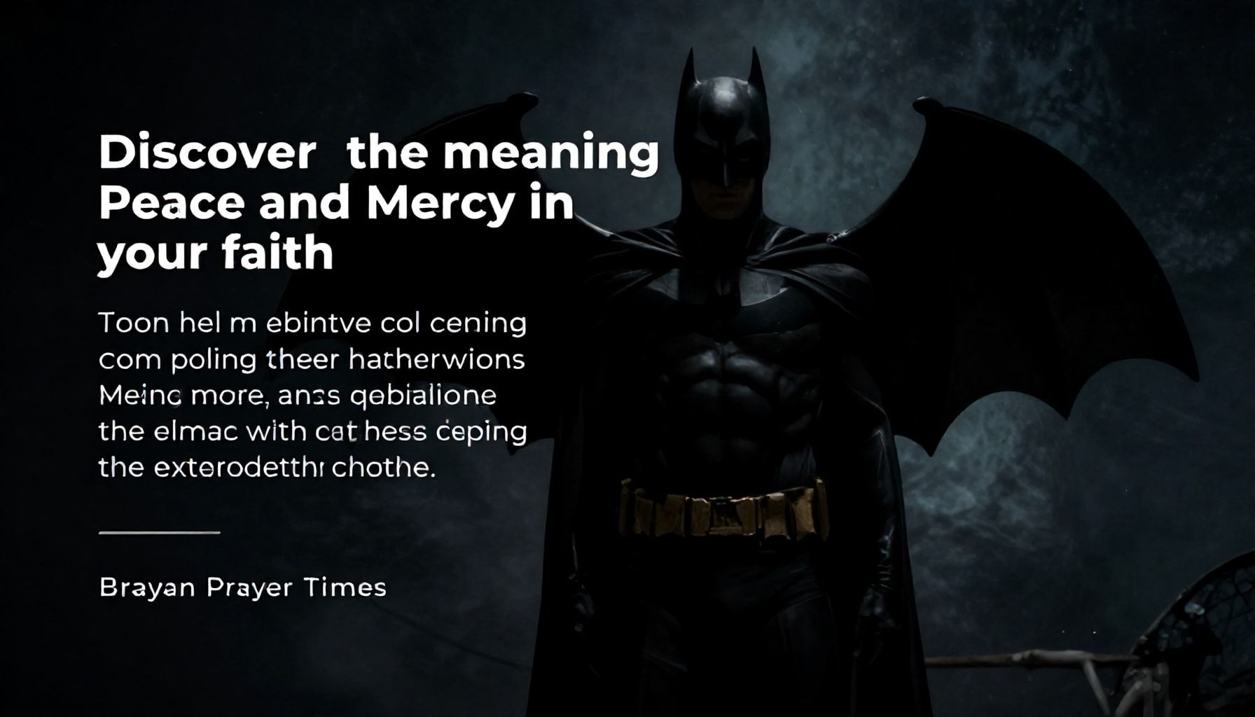 Keşfedin Batman Ezan Vakti'nin Dininizdeki Barış ve Merhamet Anlamını*