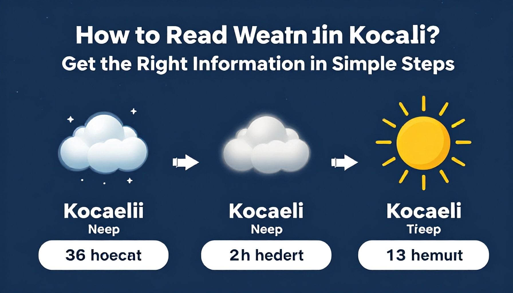 Kocaeli’de Hava Durumu Tahminleri Nasıl Okunur? Basit Adımlarla Doğru Bilgi Alın*