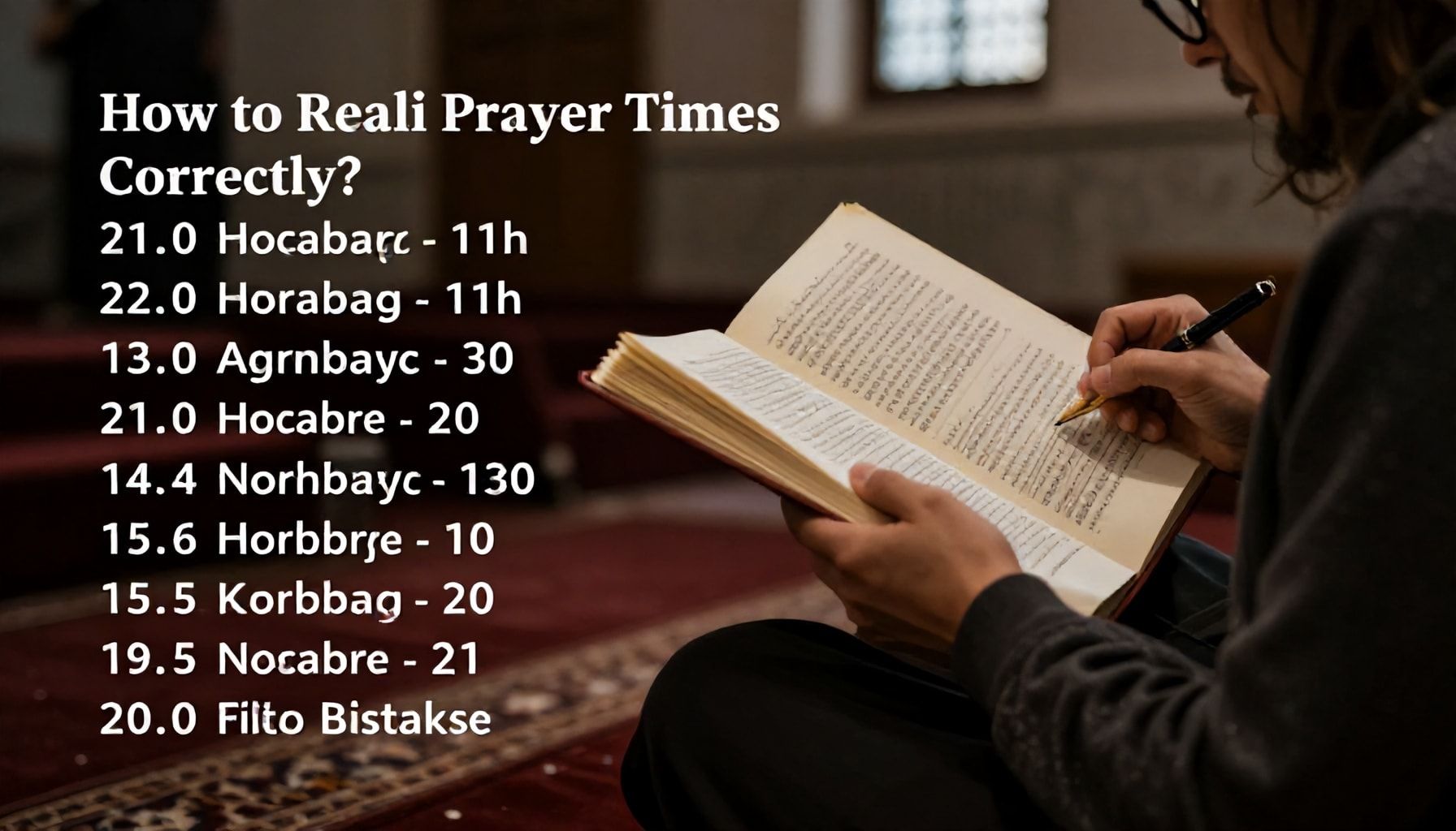 Kocaeli'de Namaz Vakitleri Nasıl Doğru Okunur? Yanlışları Öğrenin*