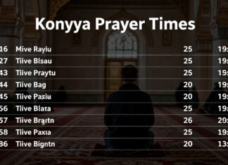 Konya Namaz Vakitleri: Günlük Dua Zamanlarını Doğru Takip Edin