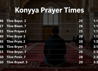 Konya Namaz Vakti: Düzenli Namaz Kılmak İçin En Doğru Zamanları