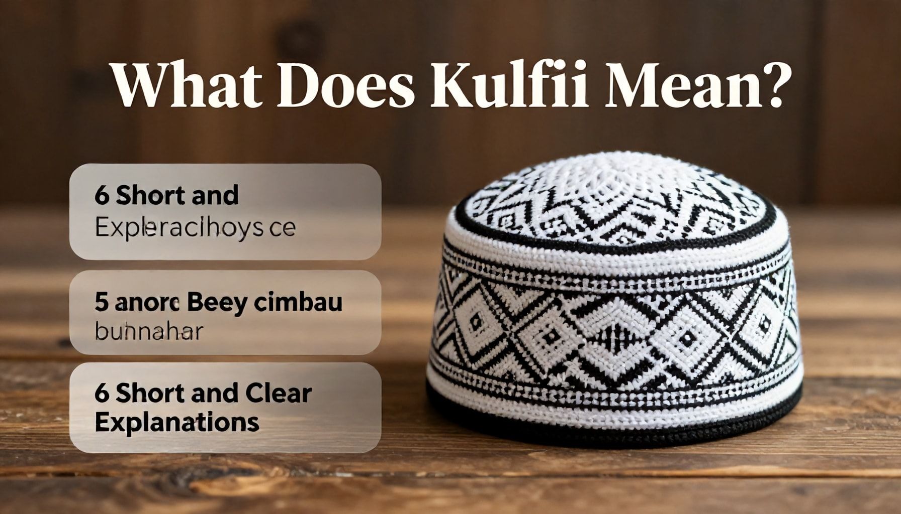 Kufi Ne Demek? 6 Kısa ve Anlaşılır Açıklama*