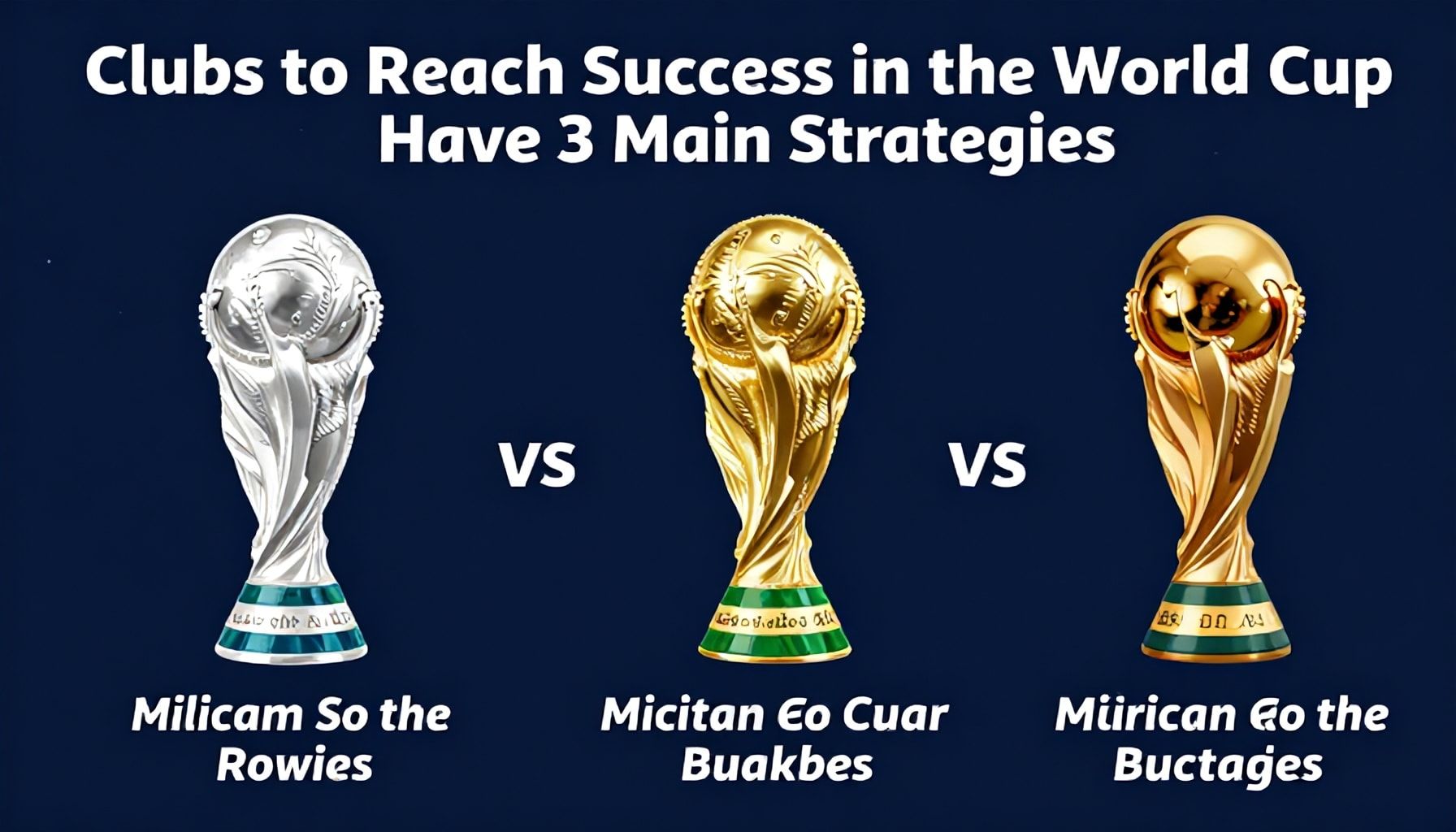 Kulüpler Dünya Kupası'nda Başarıya Ulaşmak için 3 Ana Strateji*