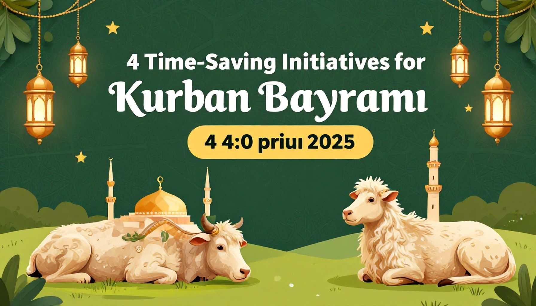 Kurban Bayramı 2025 için 4 Zaman Kazandırıcı Girişim*