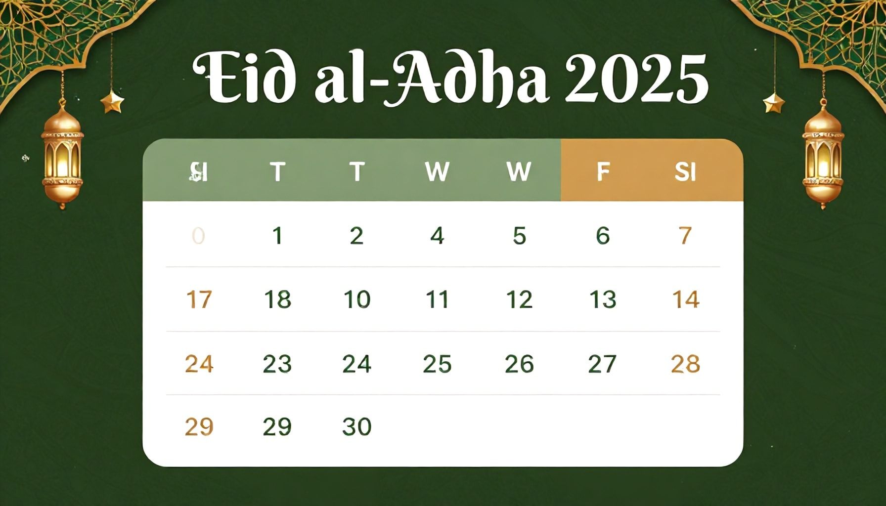 Kurban Bayramı 2025 Tarihleri: Resmi Takvim ve İbadet Günleri*