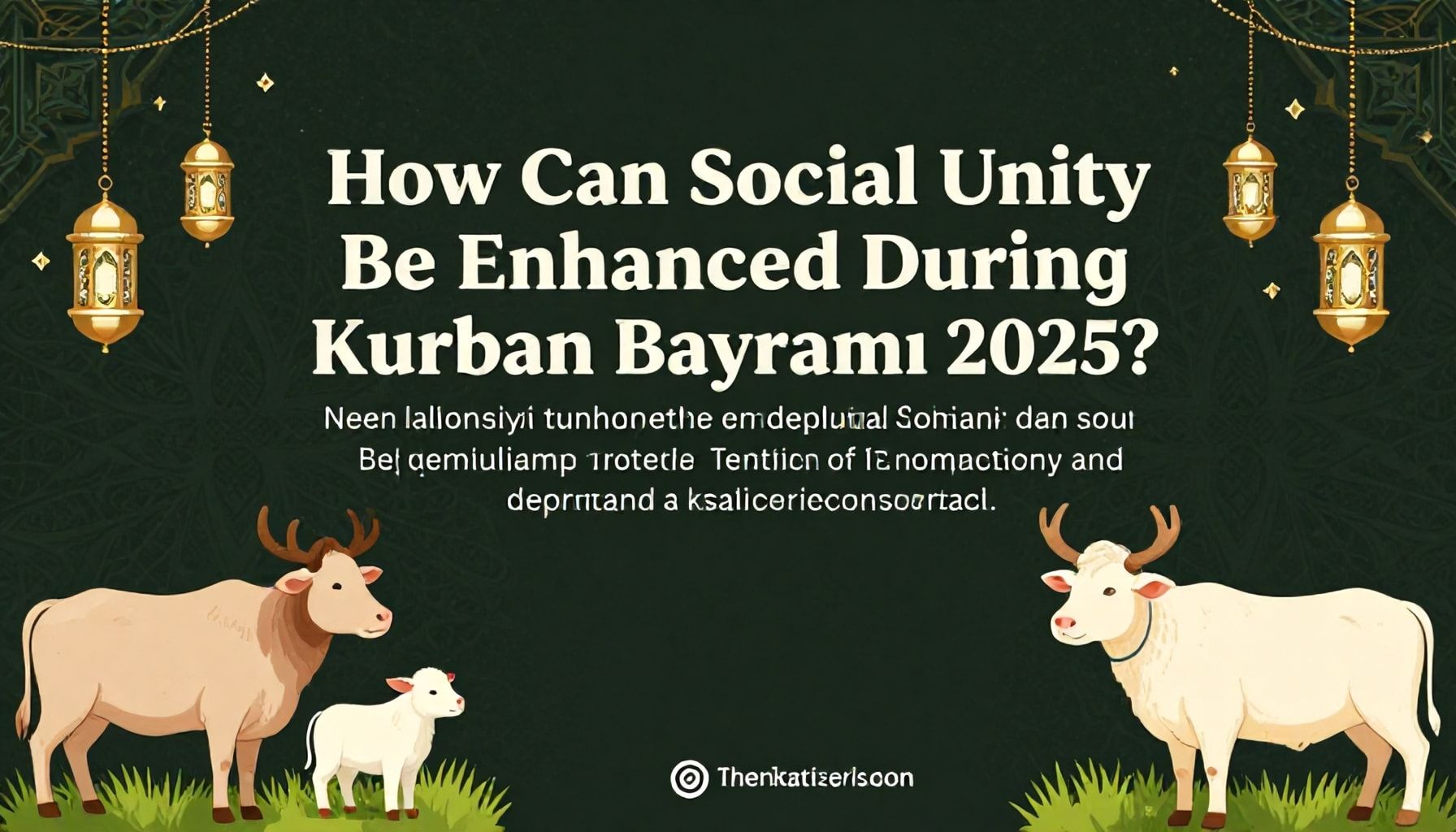 Kurban Bayramı 2025’te Toplumsal Birlik Nasıl Geliştirilir?*