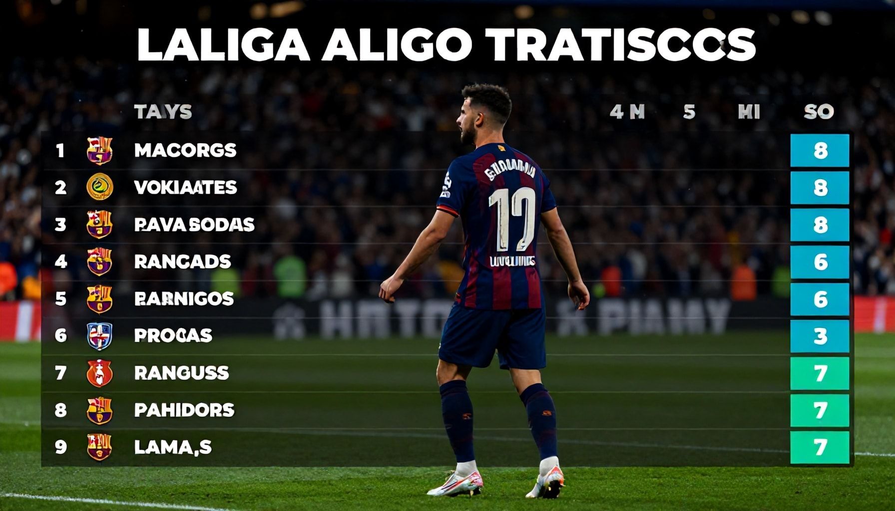 La Liga istatistikleri: Takımların performansını analiz edin 1 La Liga istatistikleri: Takımların performansını analiz edin