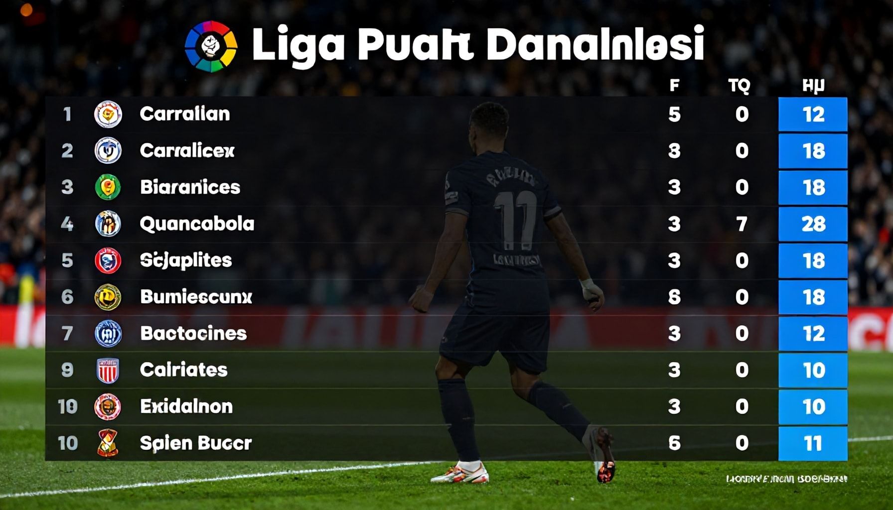 La Liga Puan Durumları: Takımların Şu Anki Sıralaması ve Performans Analizleri*