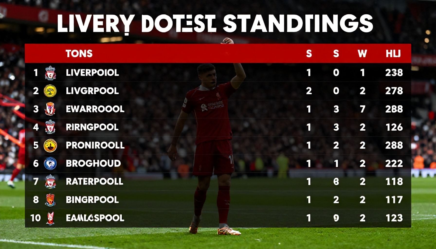 Liverpool'un Son Puan Durumları: Nasıl Takip Edilir?*