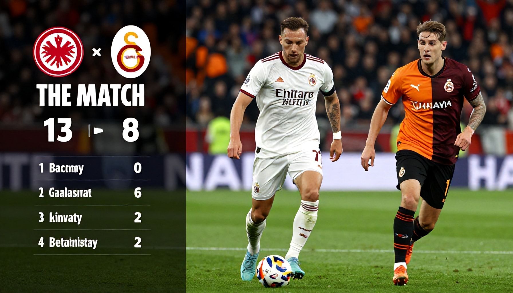 Maçın Anahtar Oyuncuları: Eintracht Frankfurt ve Galatasaray'ın Yıldızları*