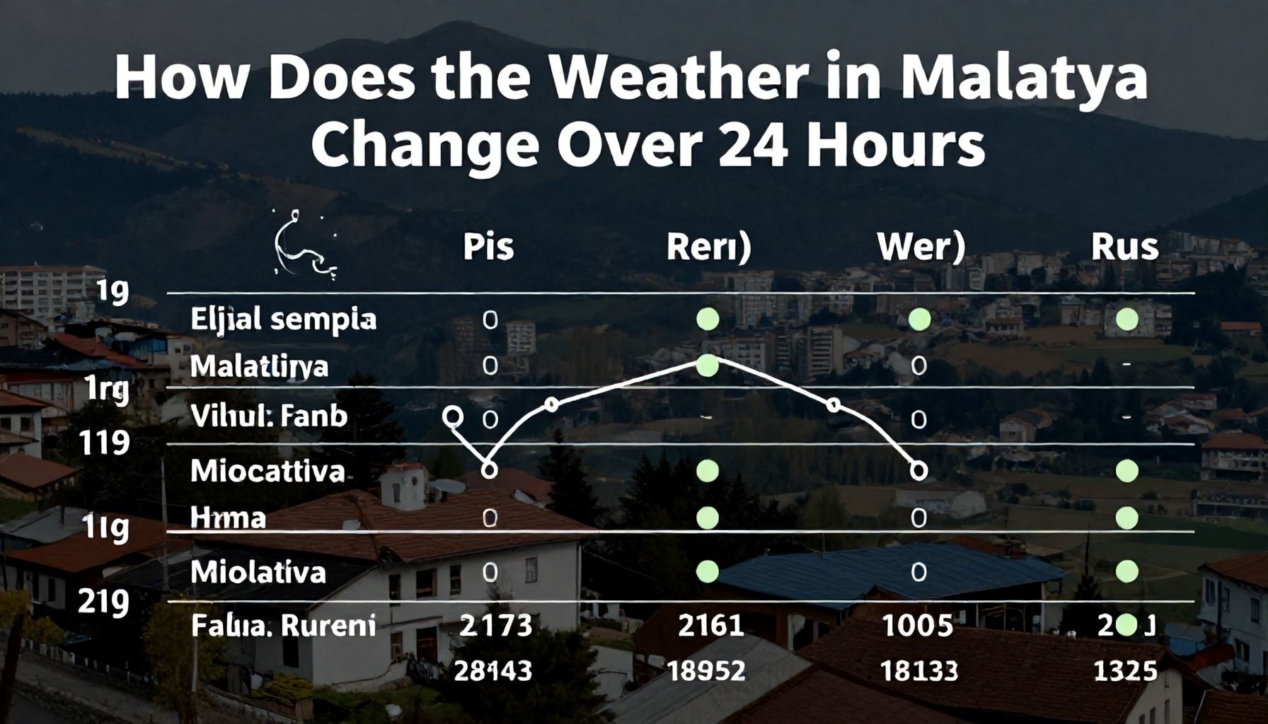 Malatya Hava Durumu 24 Saat İçinde Nasıl Değişir?*