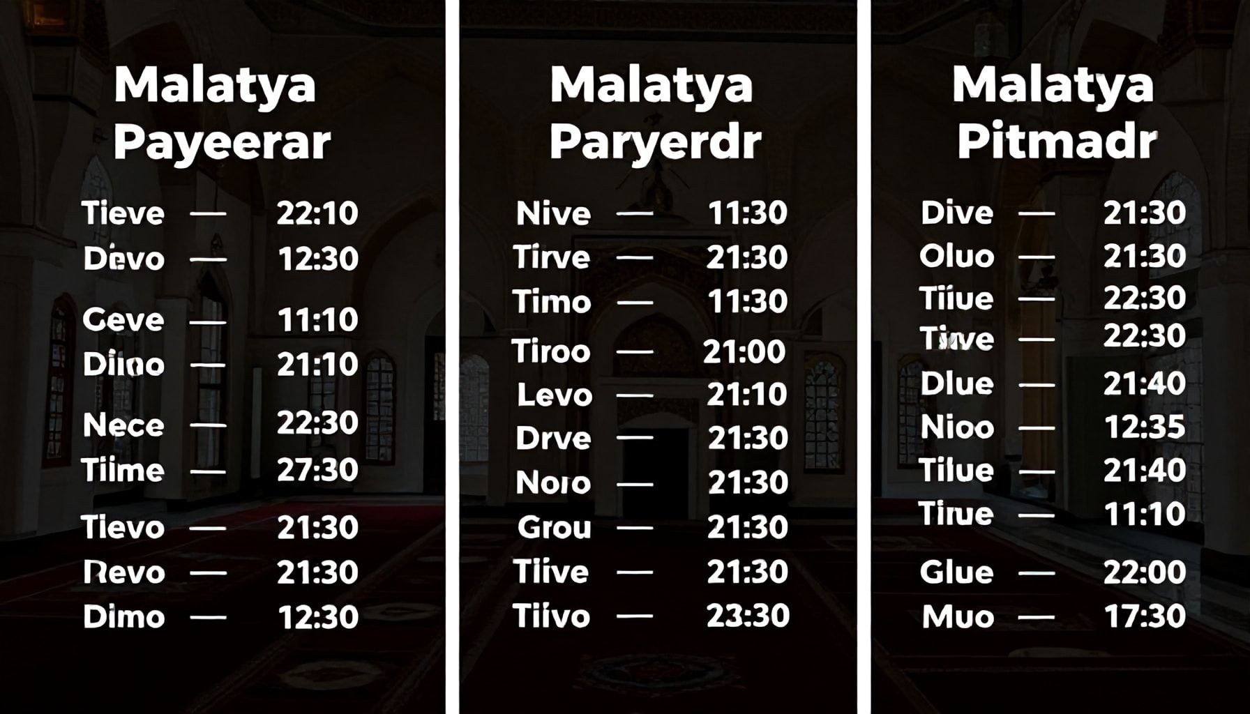 Malatya Namaz Vakitlerini Doğru Takip Edenlerin 3 Farklı Yöntemi*